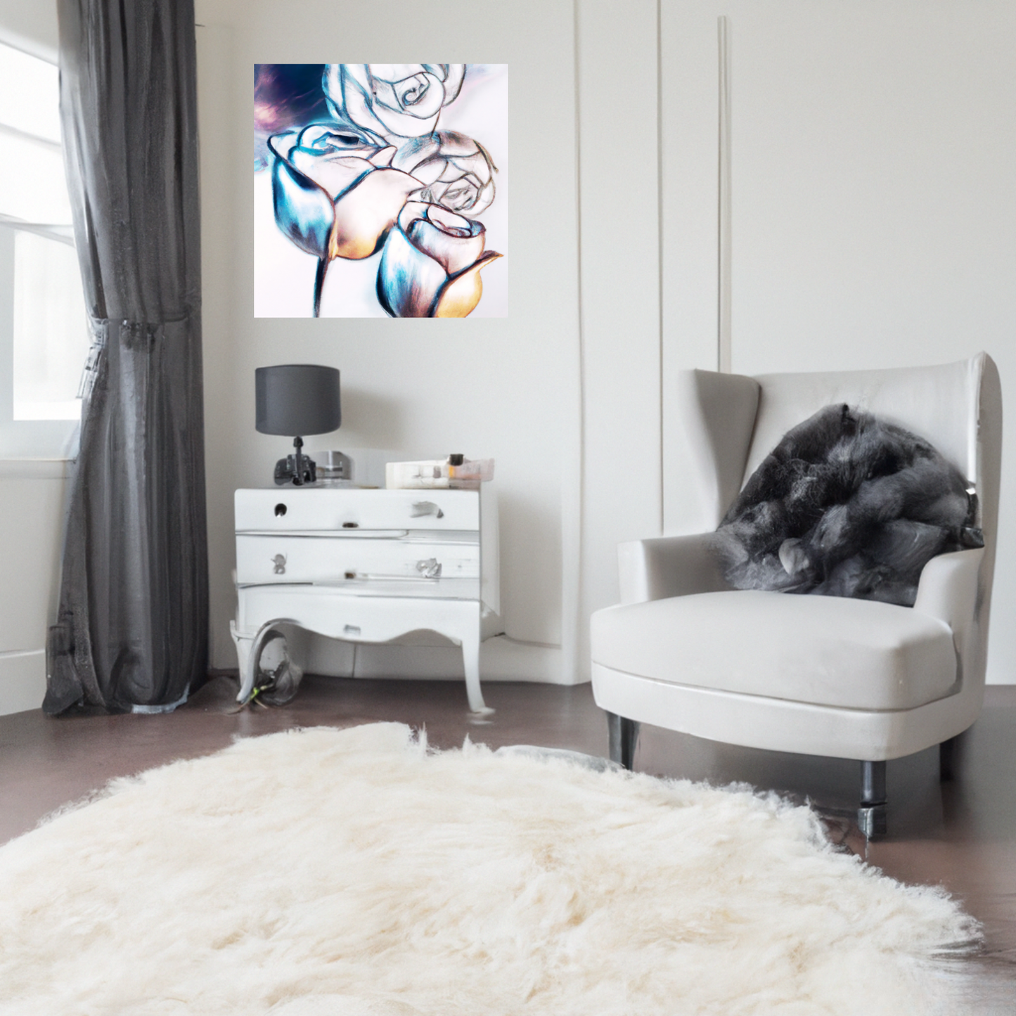 Cheerful Bloom Canvas Wall Art