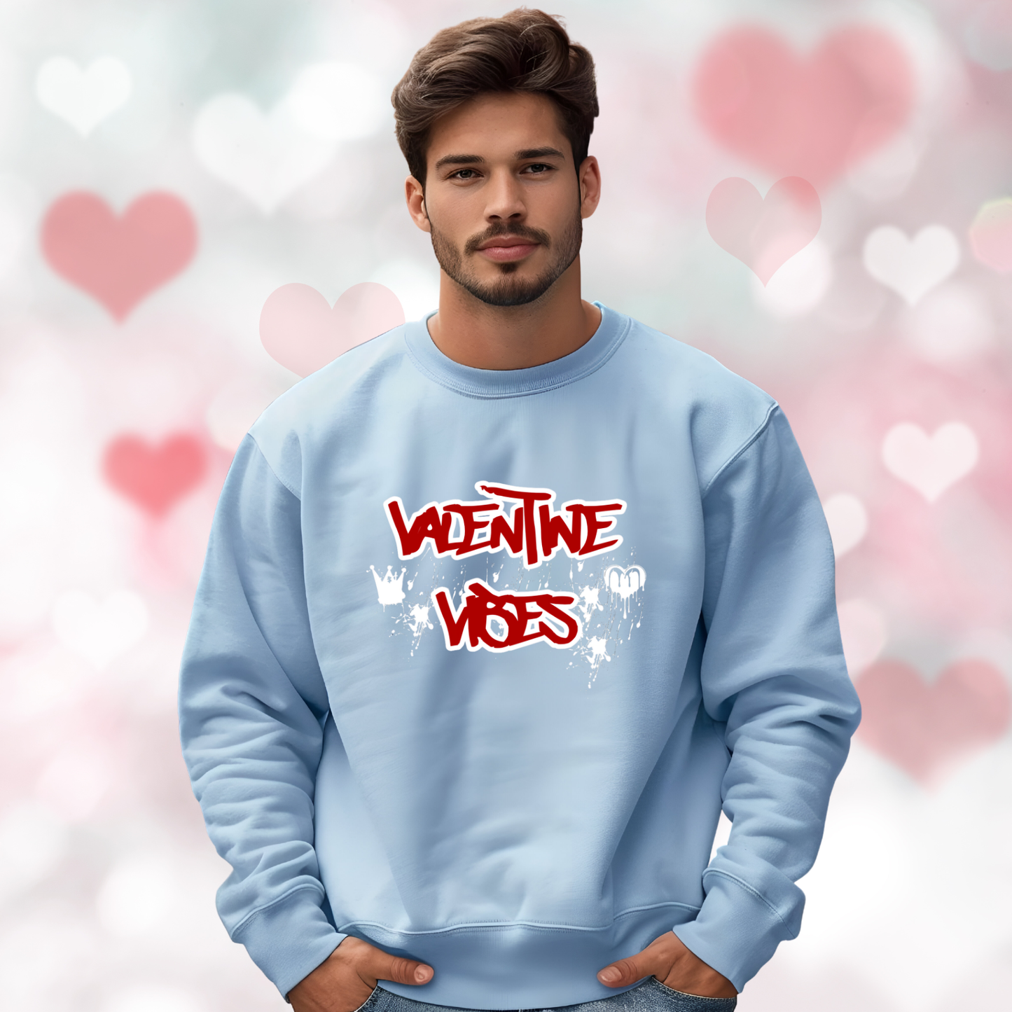 Valentine Vibes Crewneck Sweatshirt