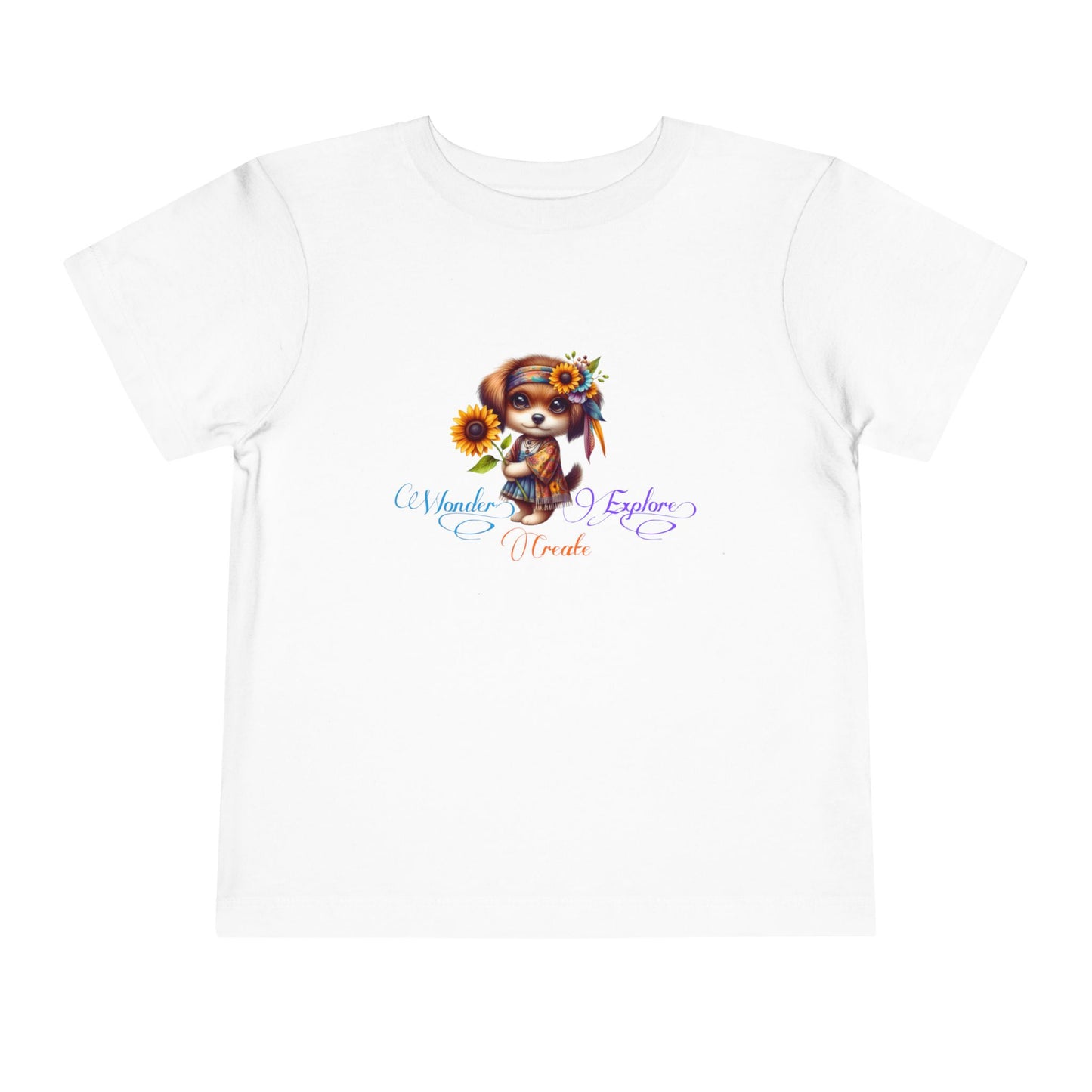 Wonder, Explore, Create Toddler T-Shirt