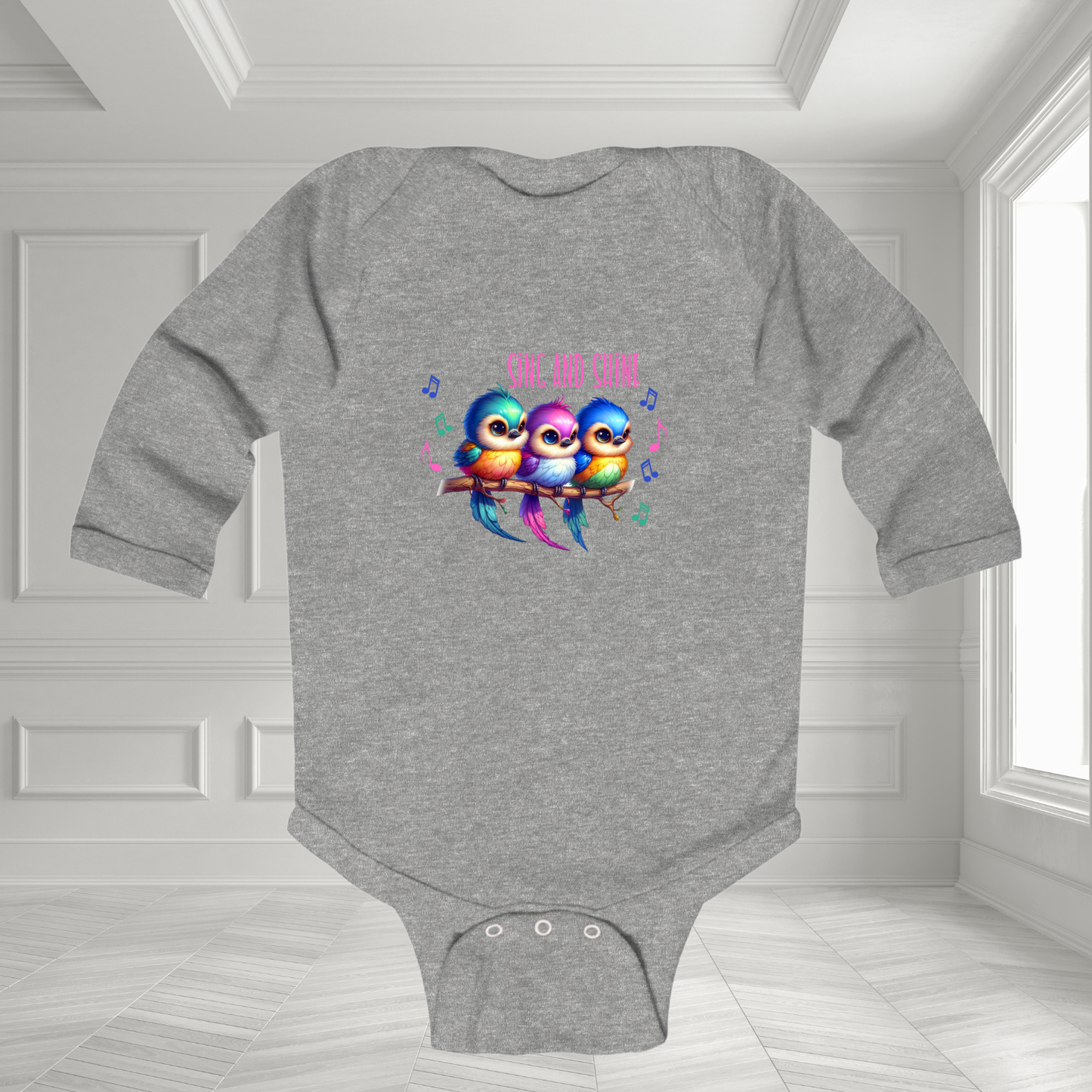 Sing & Shine Infant Long Sleeve Onesie