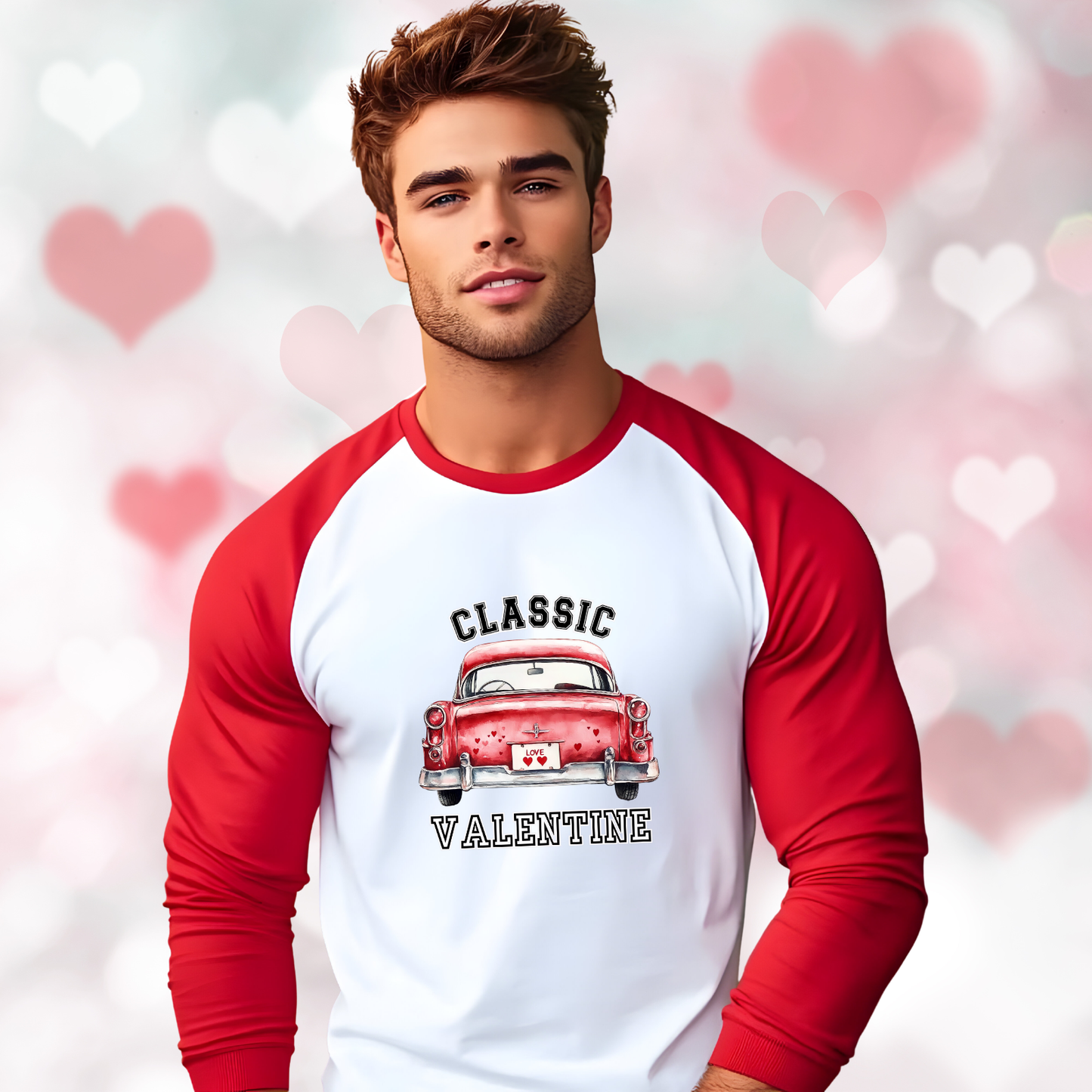 Classic Valentine Baseball Tee