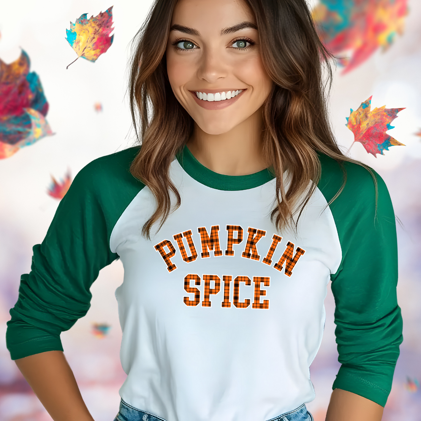 Pumpkin Spice Baseball Tee