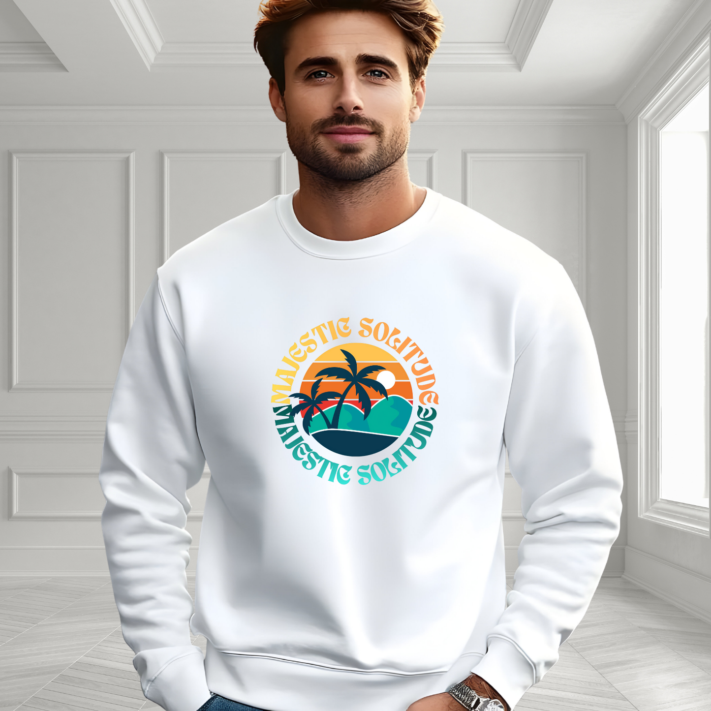 Majestic Solitude Crewneck Sweatshirt