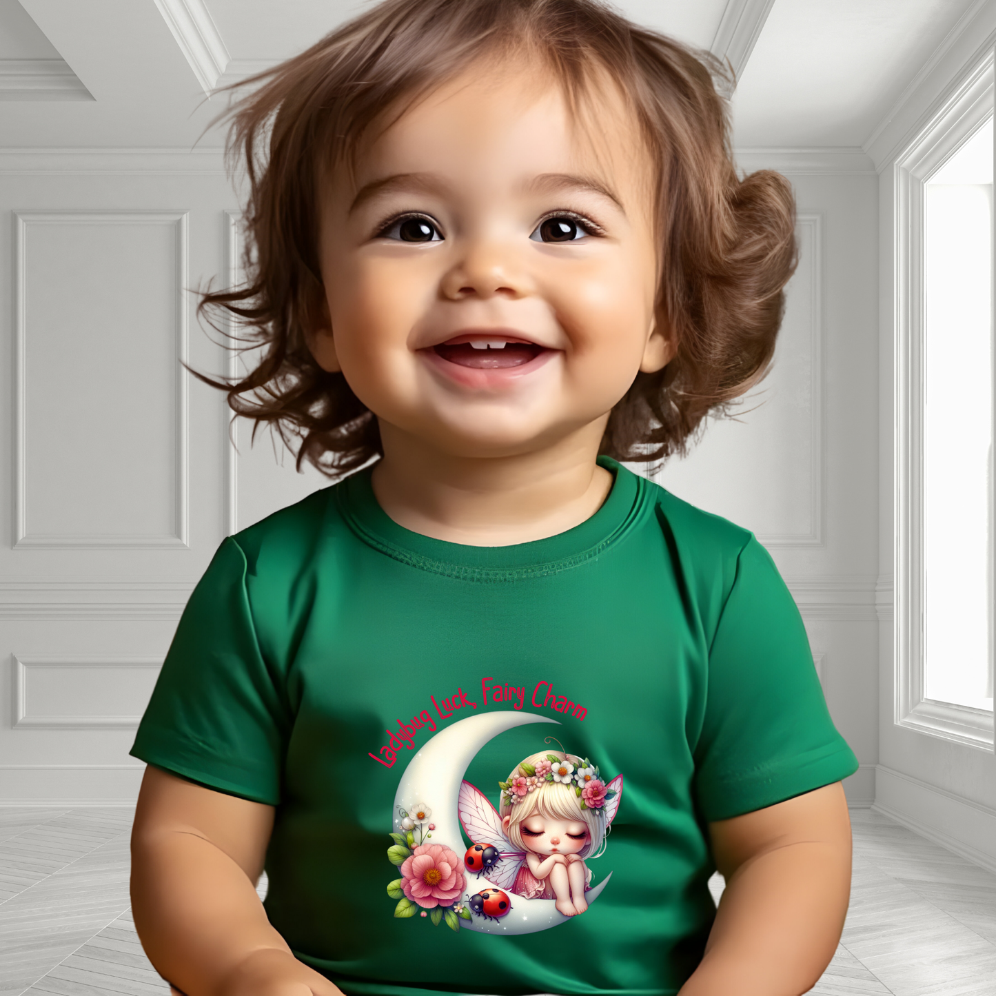 Ladybug Luck, Fairy Charm Toddler T-Shirt