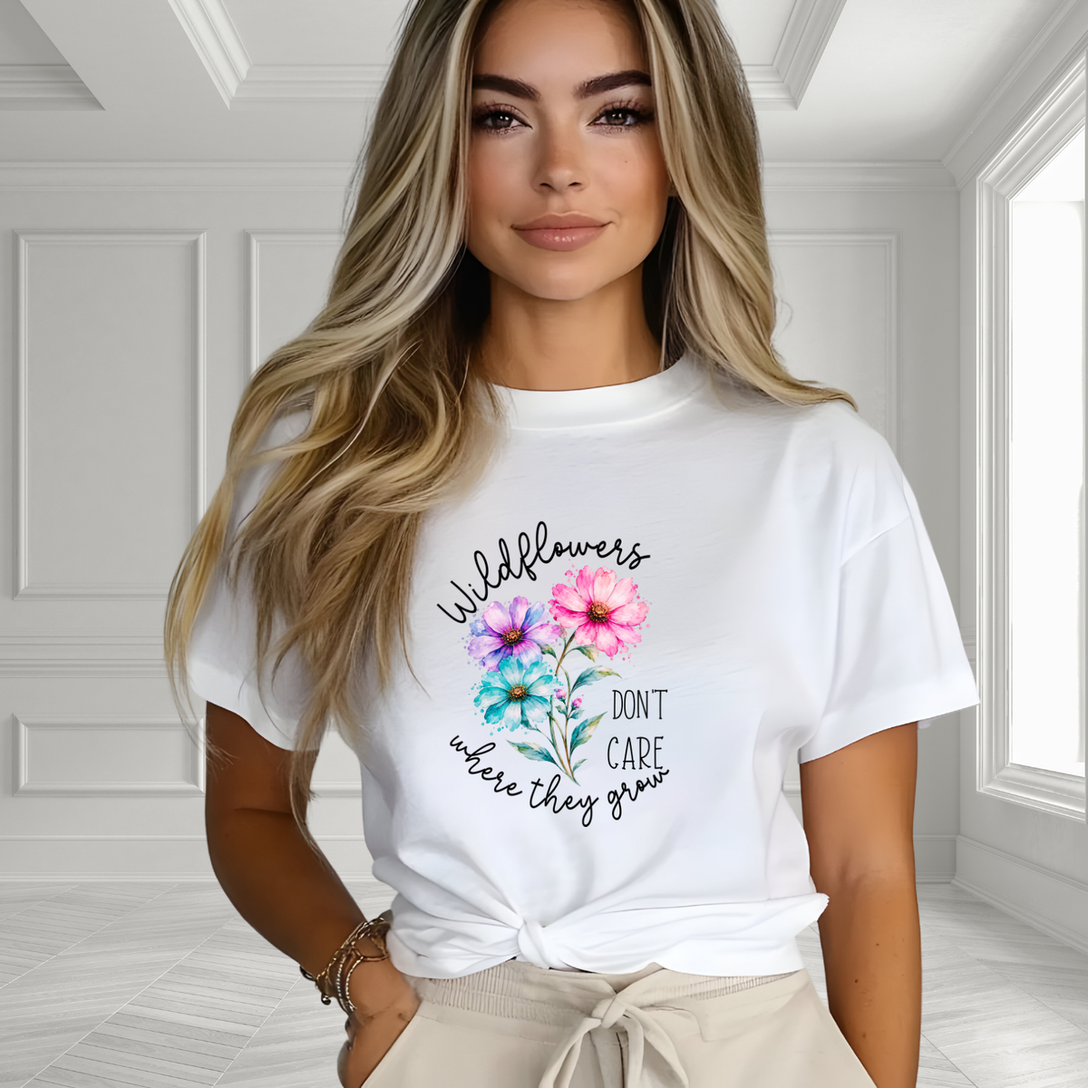 Wildflowers Don’t Care Where They Grow T-Shirt