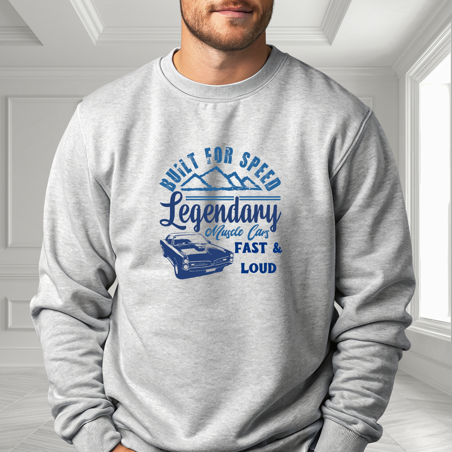 Legendary Muscle Car Crewneck Sweatshirt