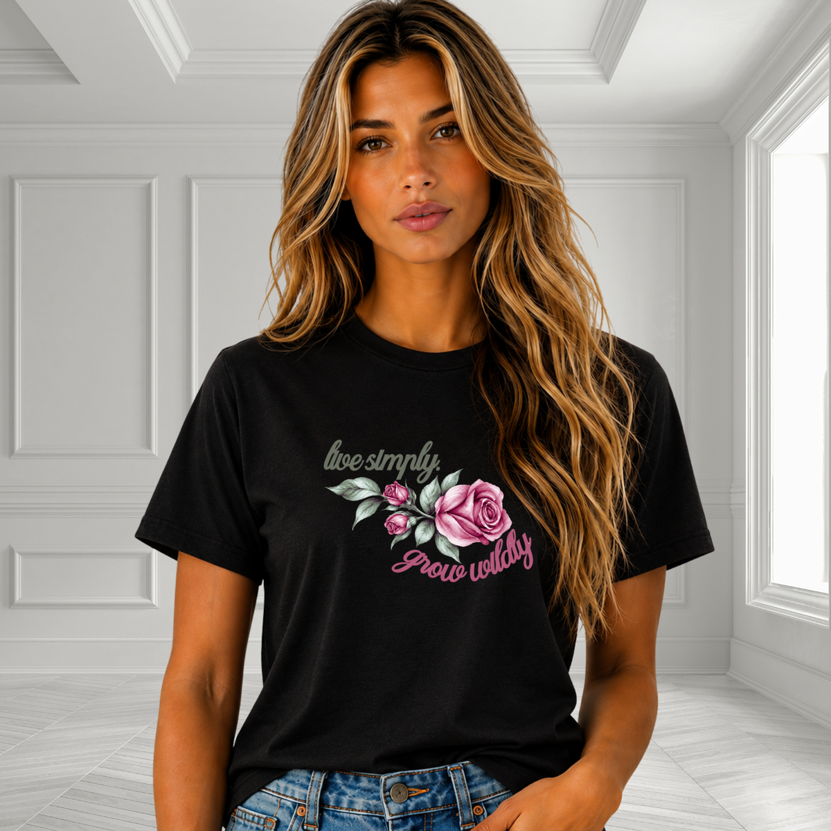 Live Simply, Grow Wildly T-Shirt