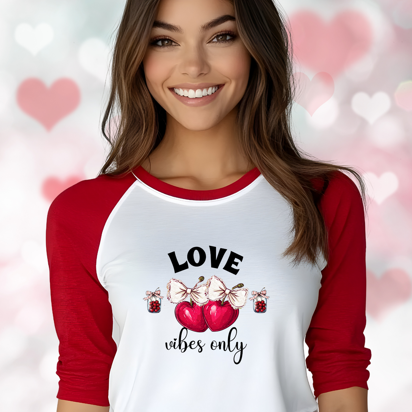 Love Vibes Only Baseball Tee