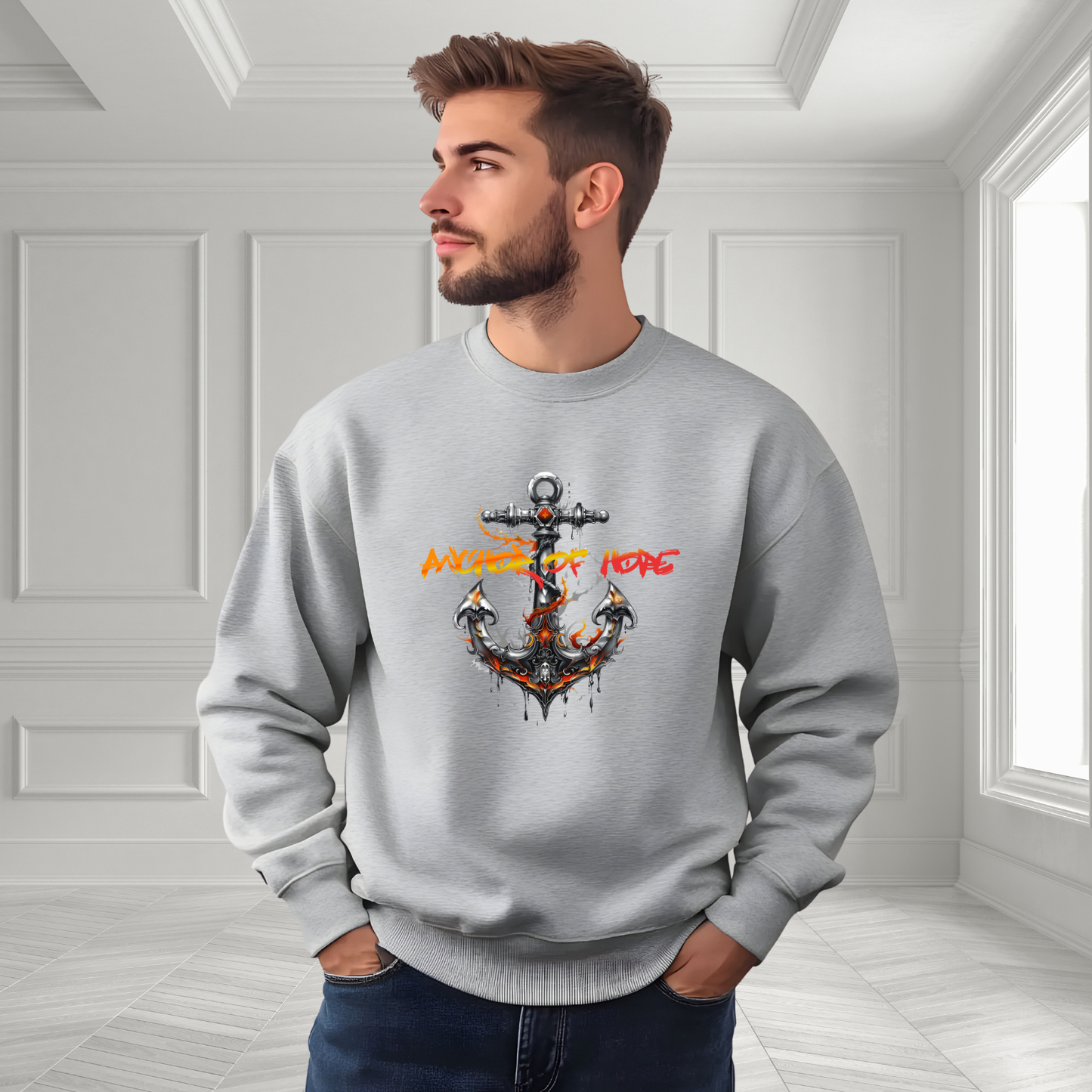 Anchor Of Hope Crewneck Sweatshirt