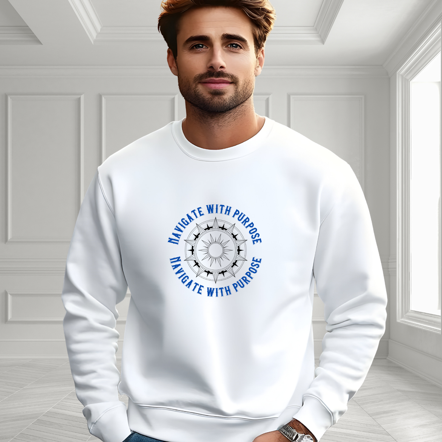 Navigate With Purpose Crewneck Sweatshirt