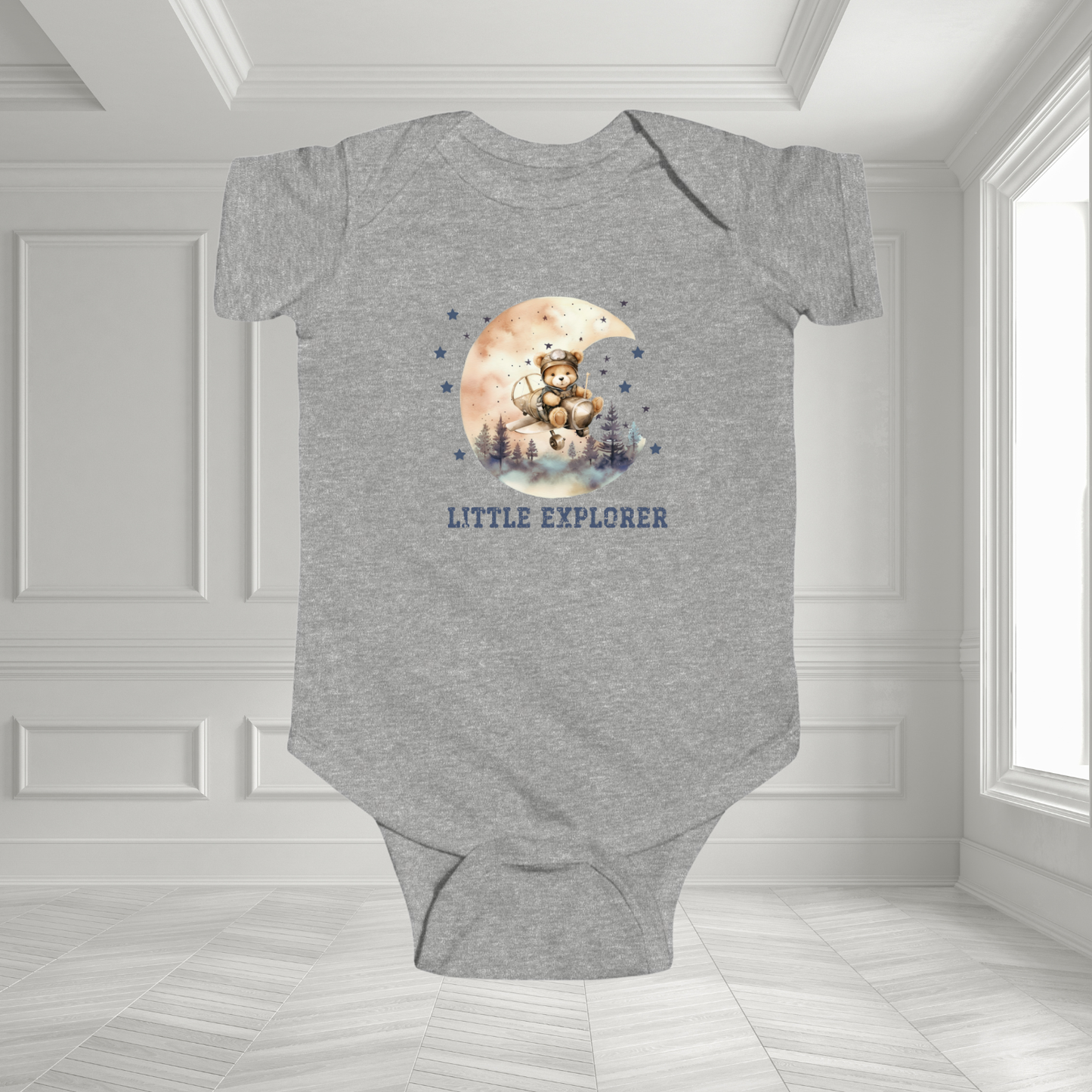 Little Explorer Infant Short Sleeve Onesie