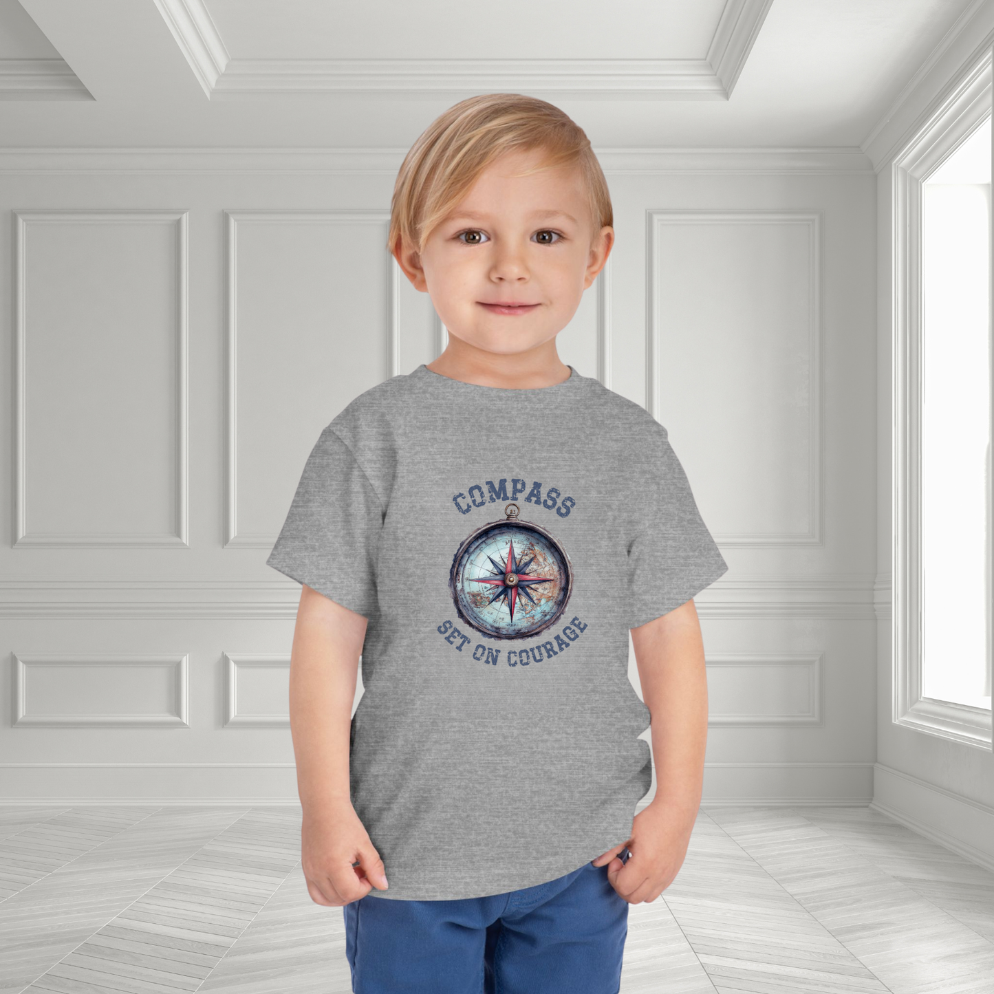 Compass Set On Courage Kid’s T-Shirt