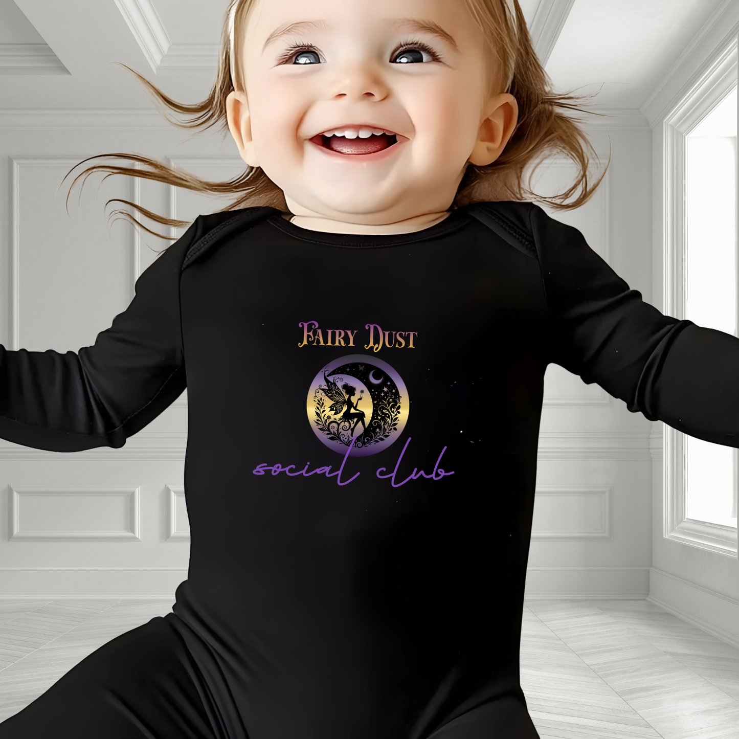 Fairy Dust Social Club Infant Long Sleeve Onesie