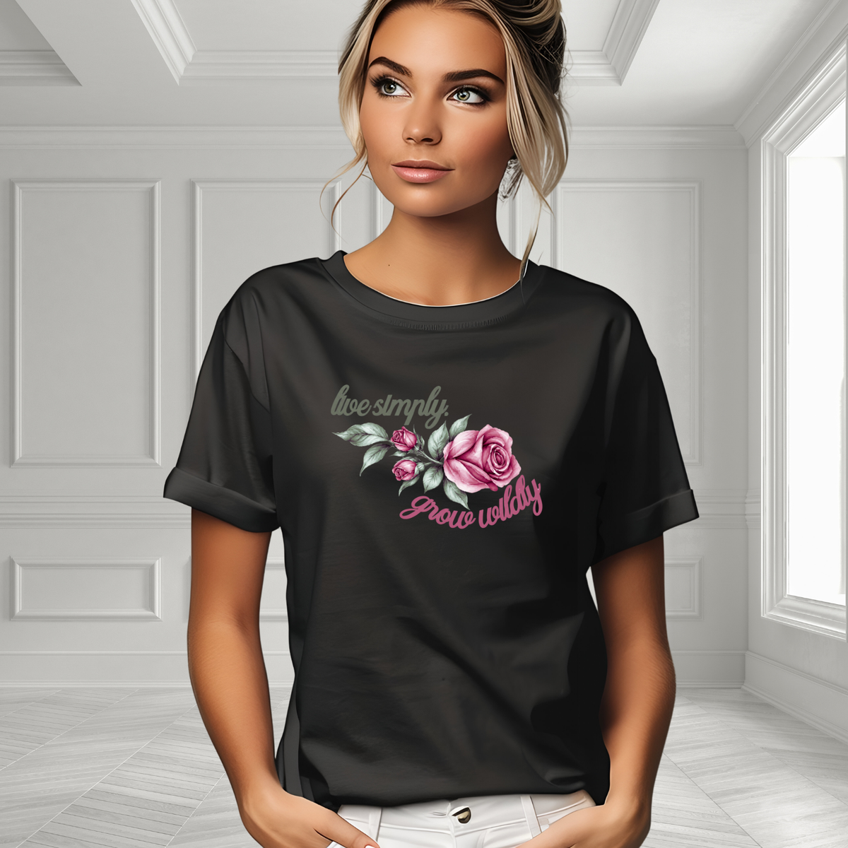 Live Simply, Grow Wildly T-Shirt