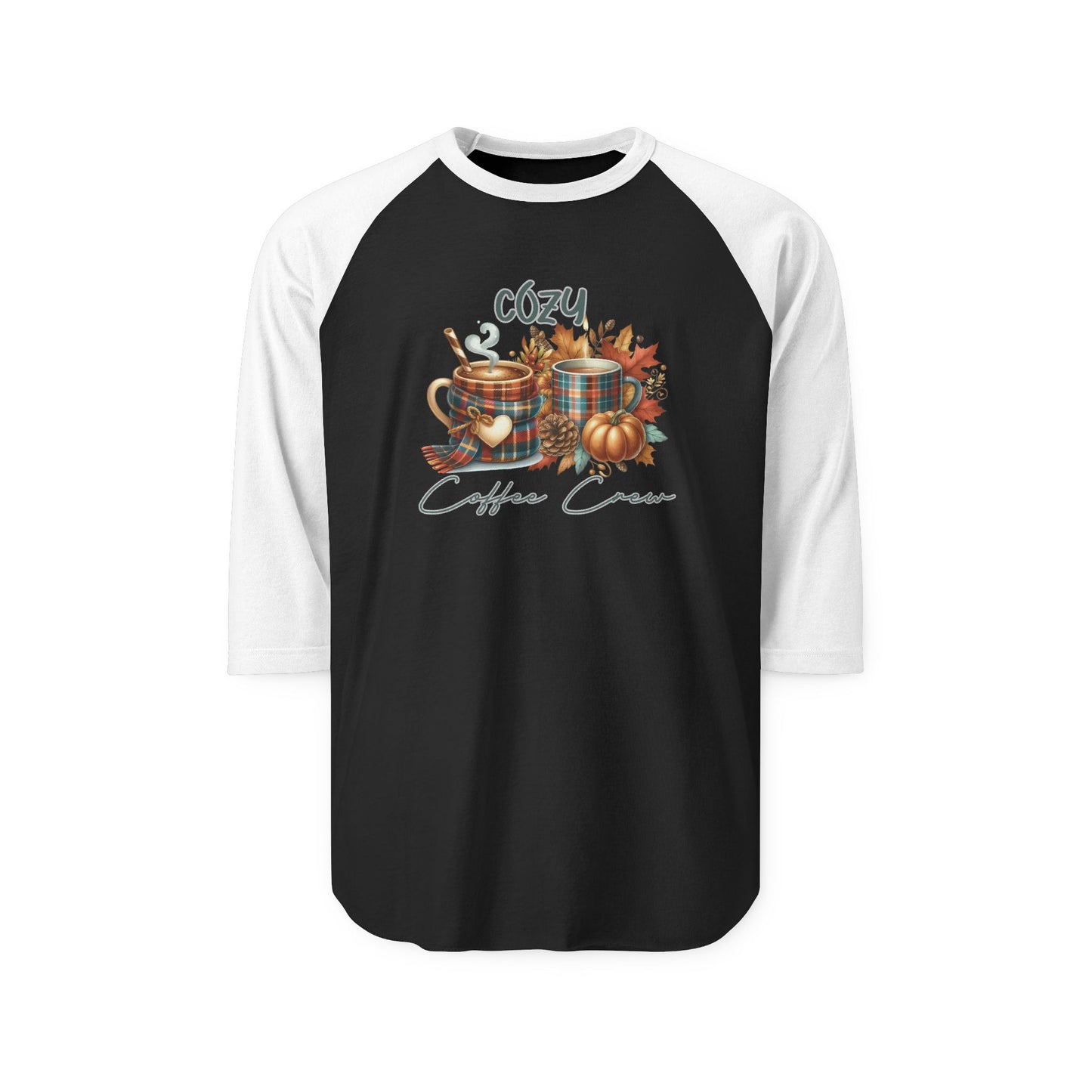 Cozy Coffee Crew Baseball Tee