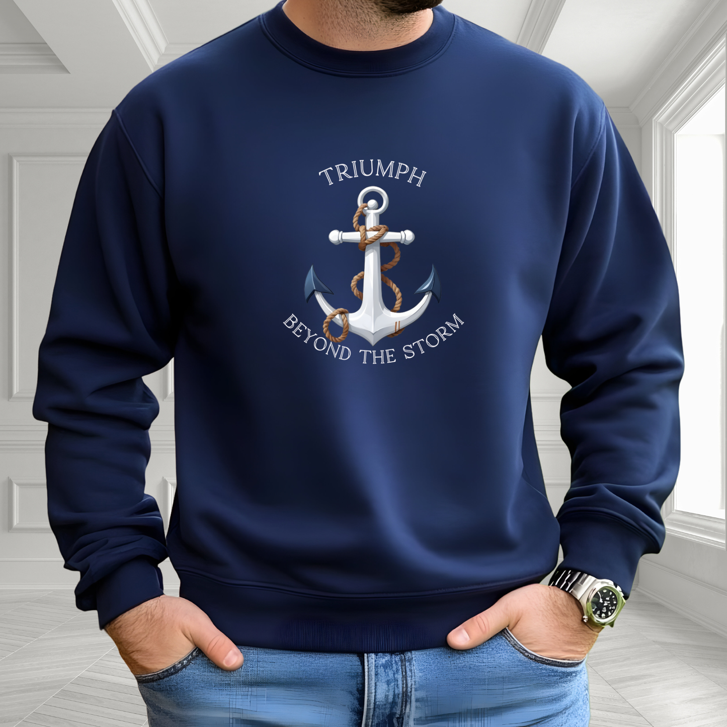 Triumph Beyond The Storm Crewneck Sweatshirt