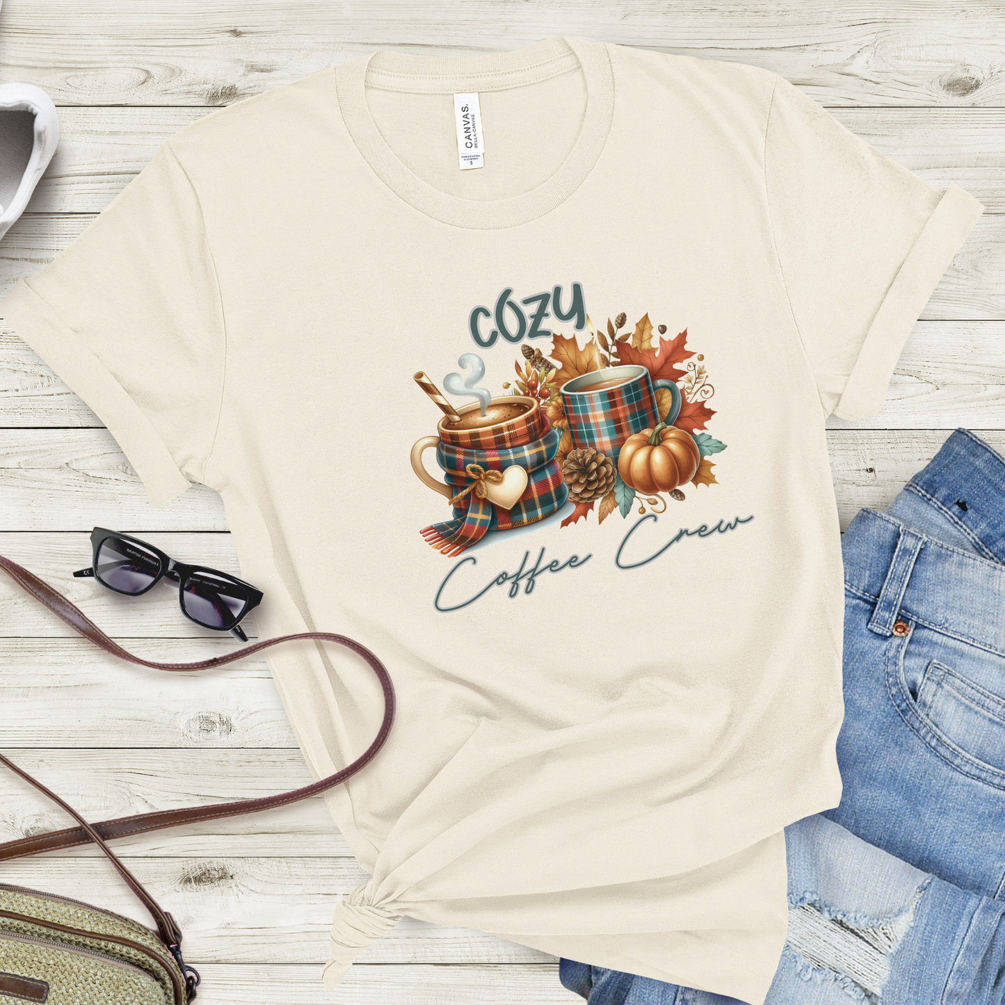 Cozy Coffee Crew T-Shirt