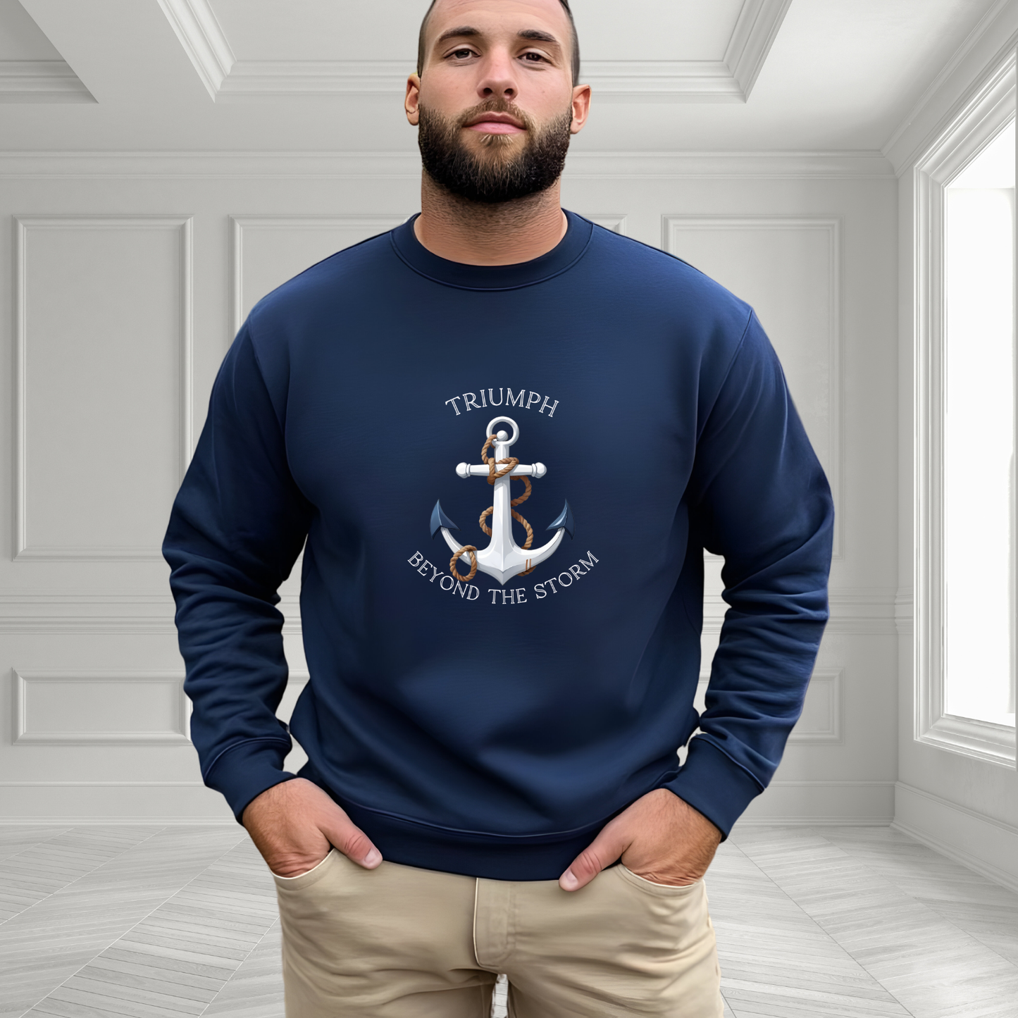 Triumph Beyond The Storm Crewneck Sweatshirt