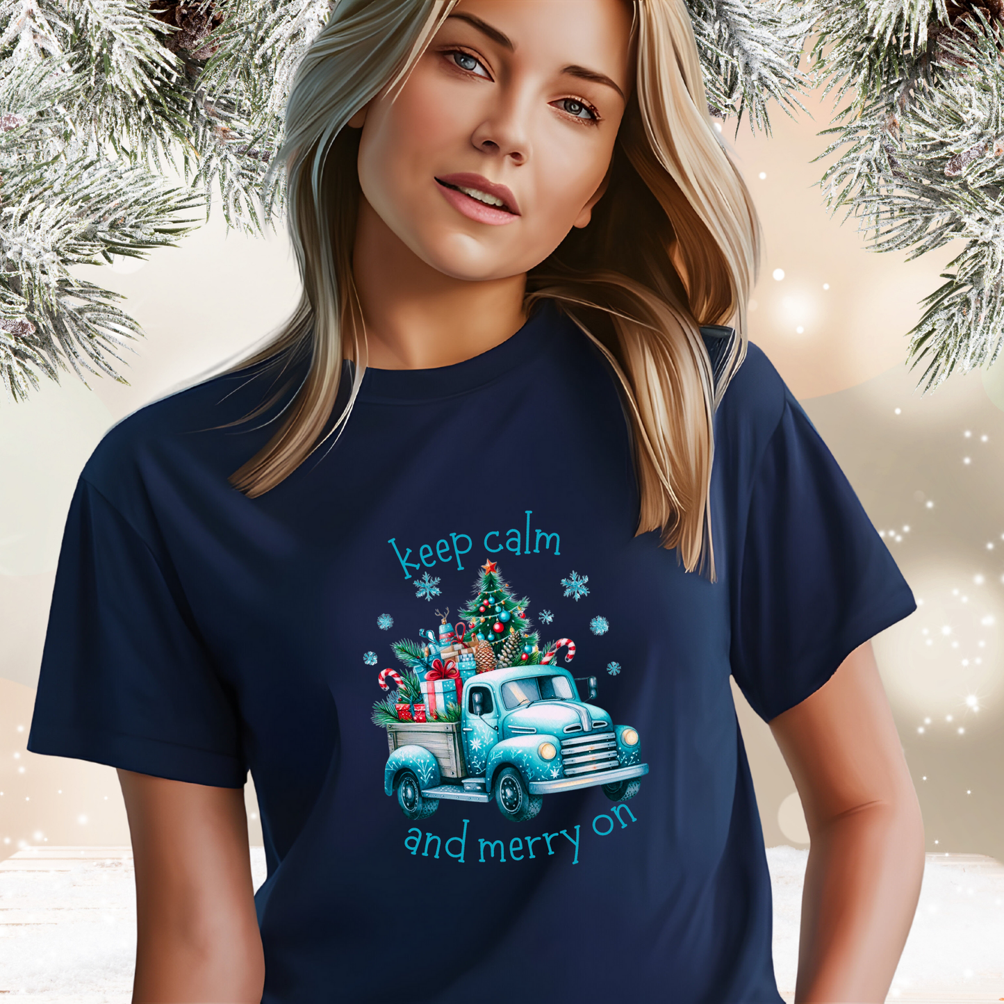 Keep Calm And Merry On T-Shirt
