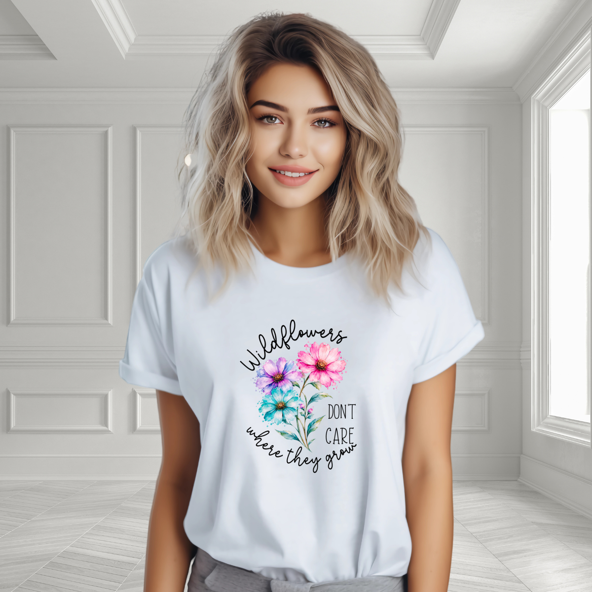 Wildflowers Don’t Care Where They Grow T-Shirt
