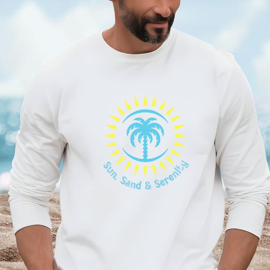 Sun Sand And Serenity Long Sleeve Tee