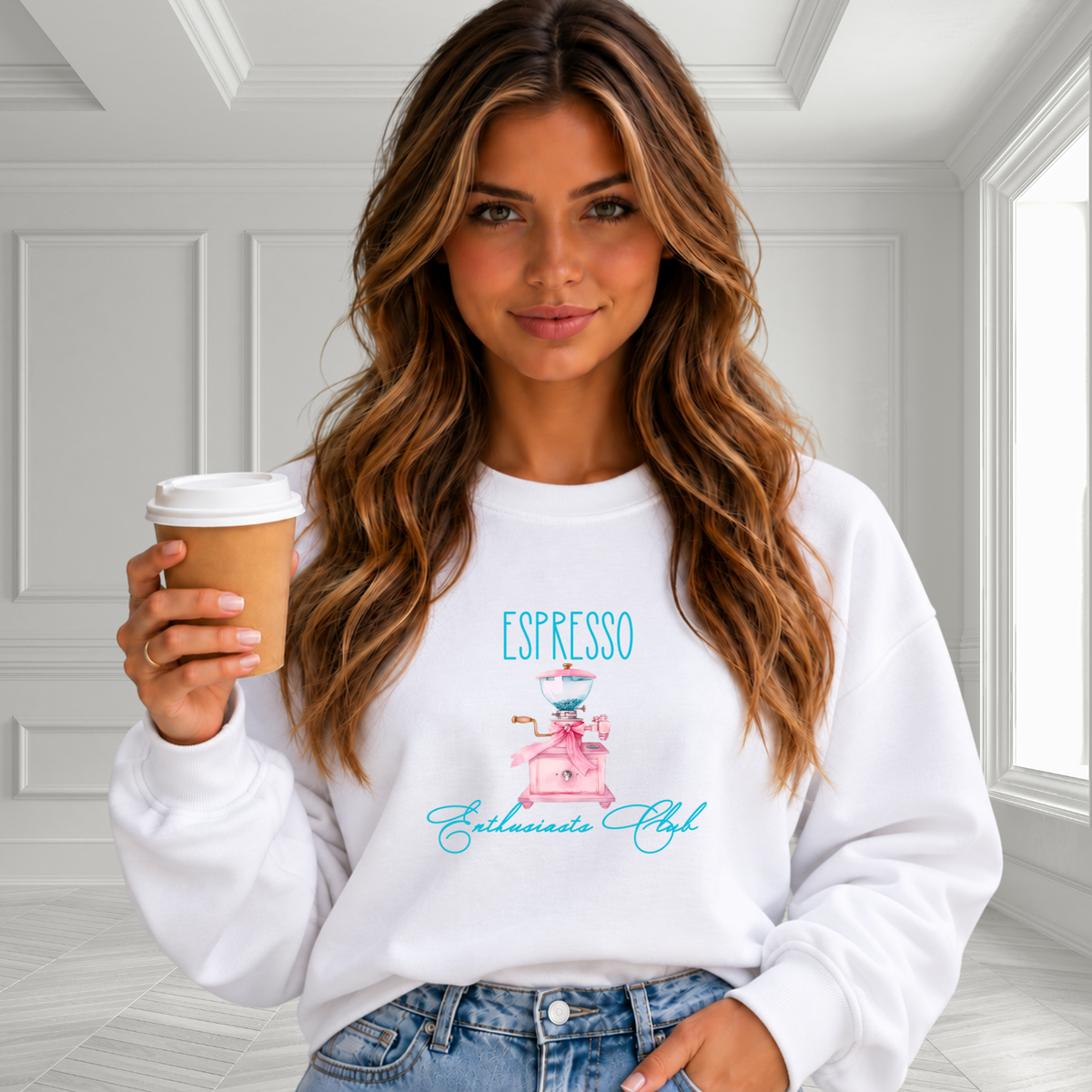 Espresso Enthusiasts Club Crewneck Sweatshirt