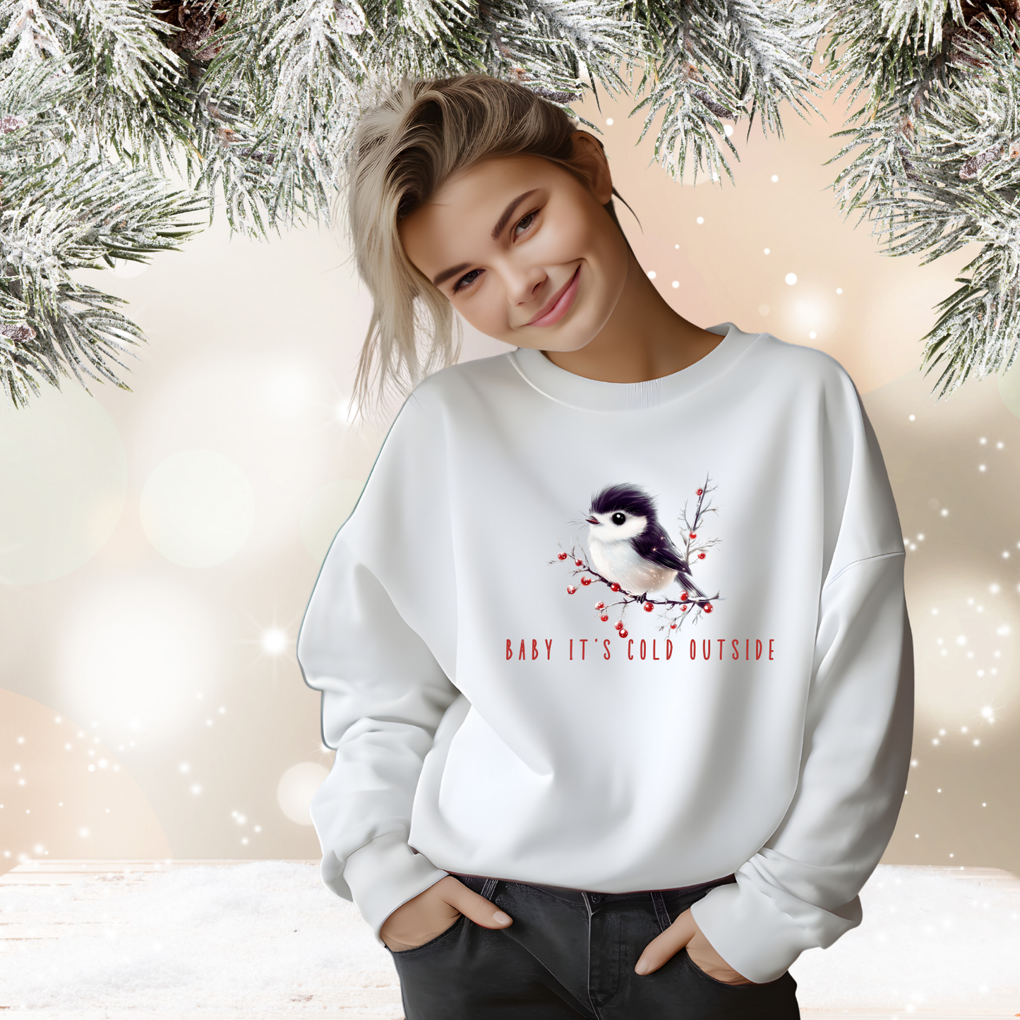 Baby It’s Cold Outside Crewneck Sweatshirt