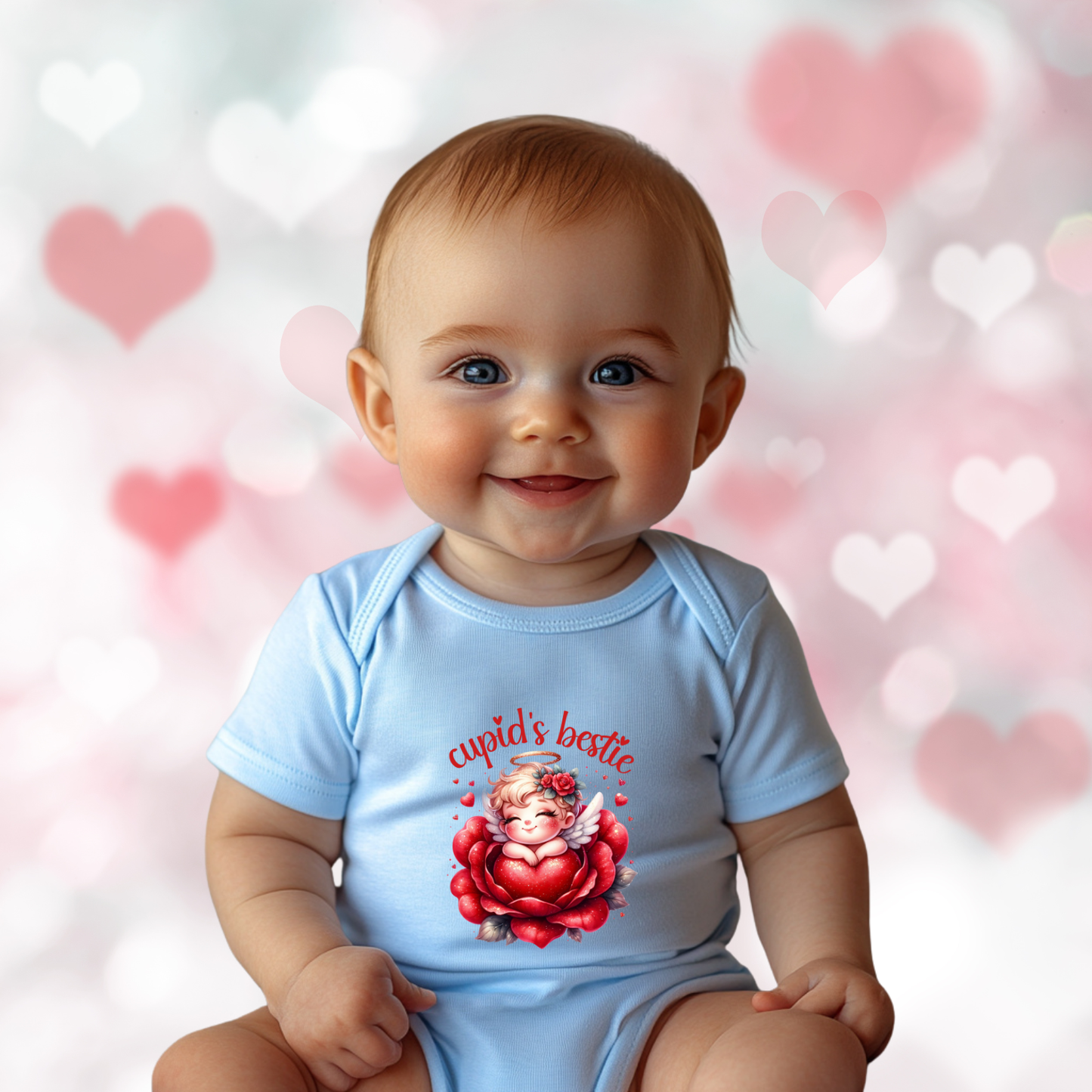 Cupid’s Bestie Infant Short Sleeve Onesie