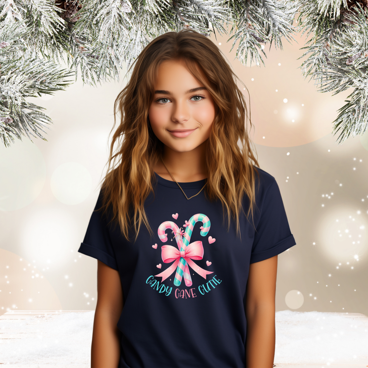Candy Cane Cutie Kid’s T-Shirt