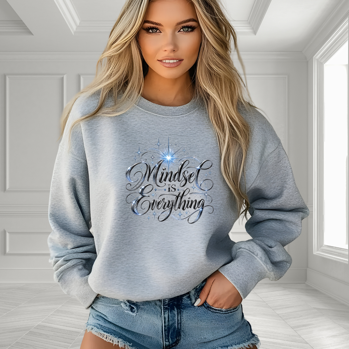 Mindset Is Everything Crewneck Sweatshirt