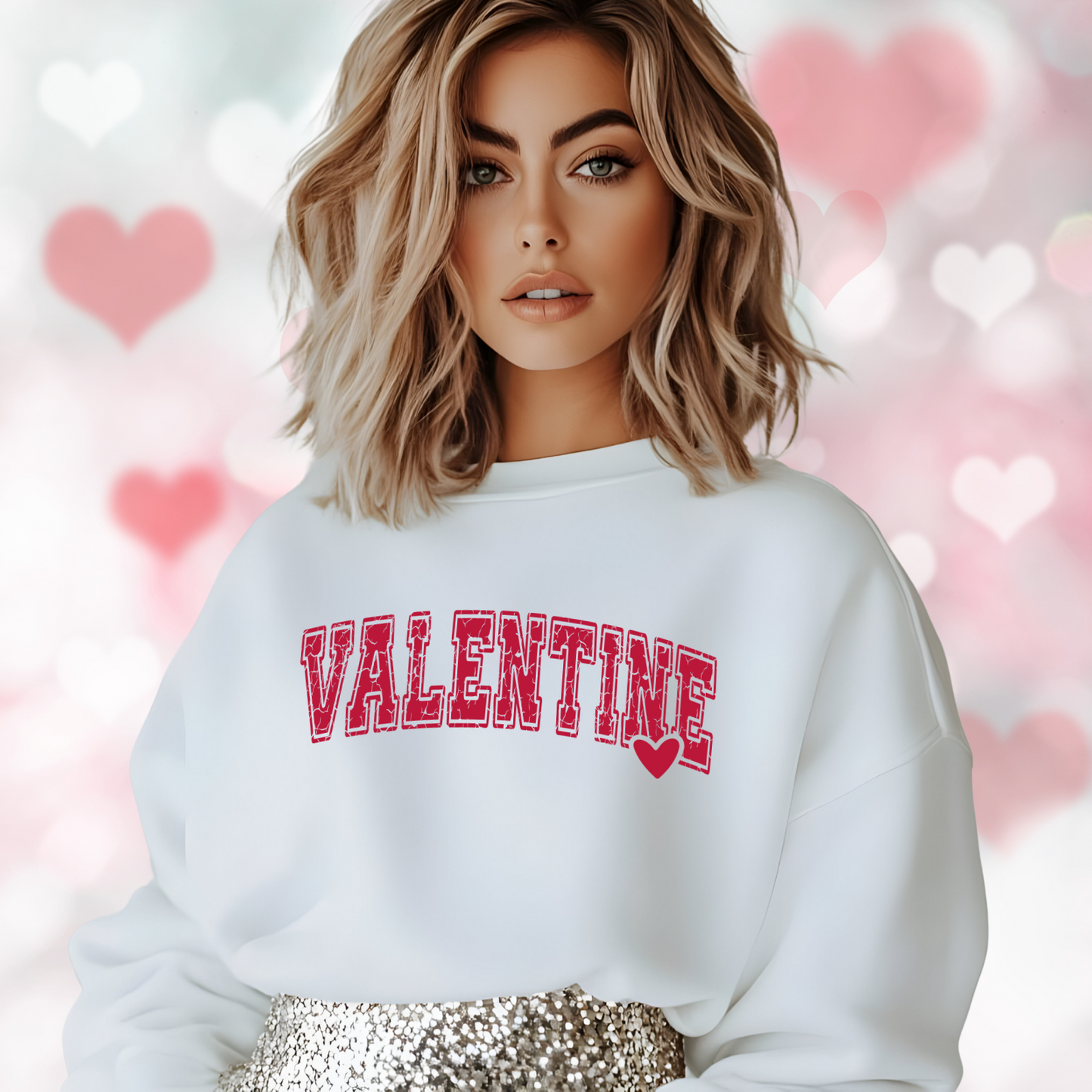 Varsity Valentine Crewneck Sweatshirt