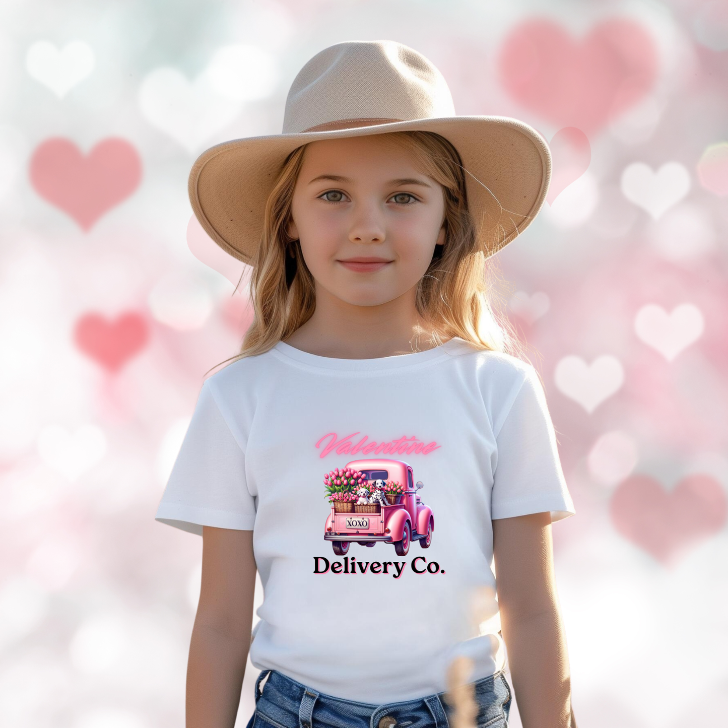 Valentine Delivery Co. Kid's T-Shirt
