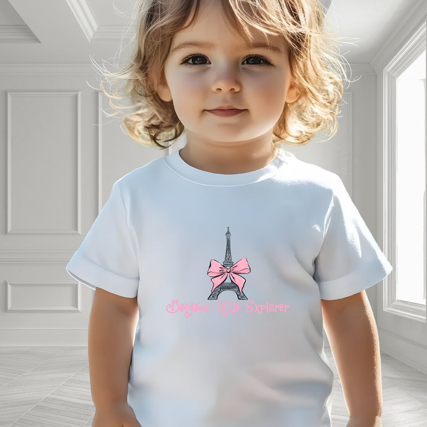 Bonjour, Little Explorer Toddler T-Shirt