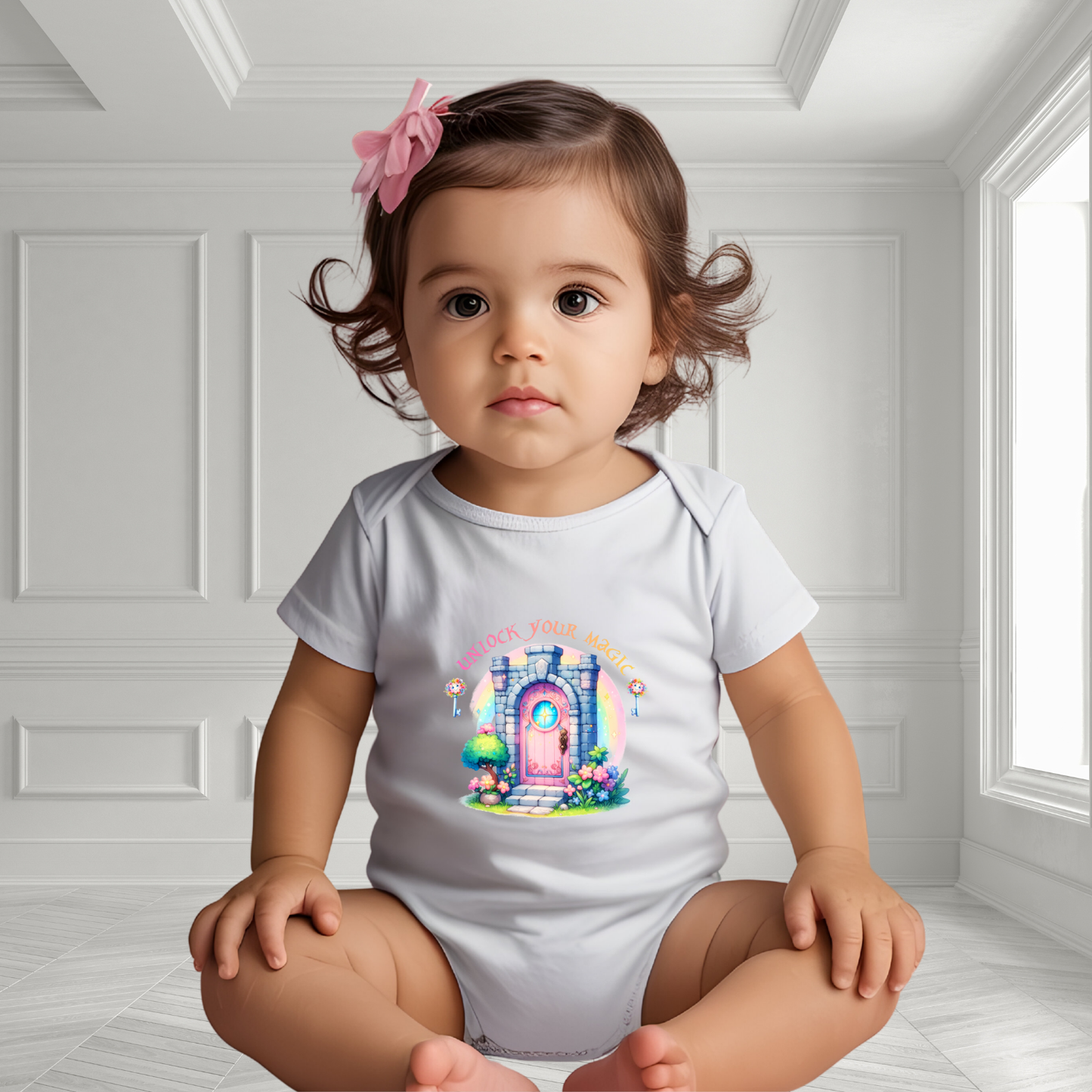 Unlock Your Magic Infant Short Sleeve Onesie