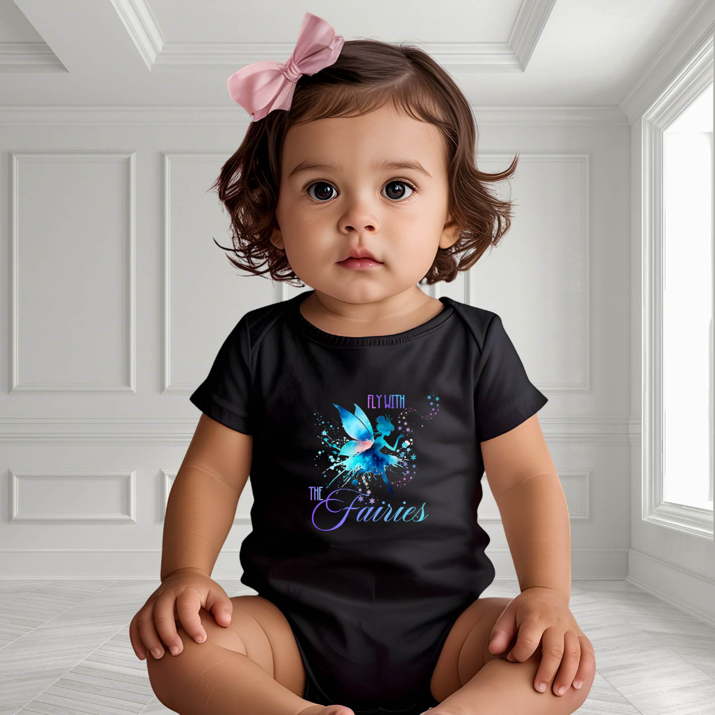 Fly With The Fairies Infant Short Sleeve Onesie