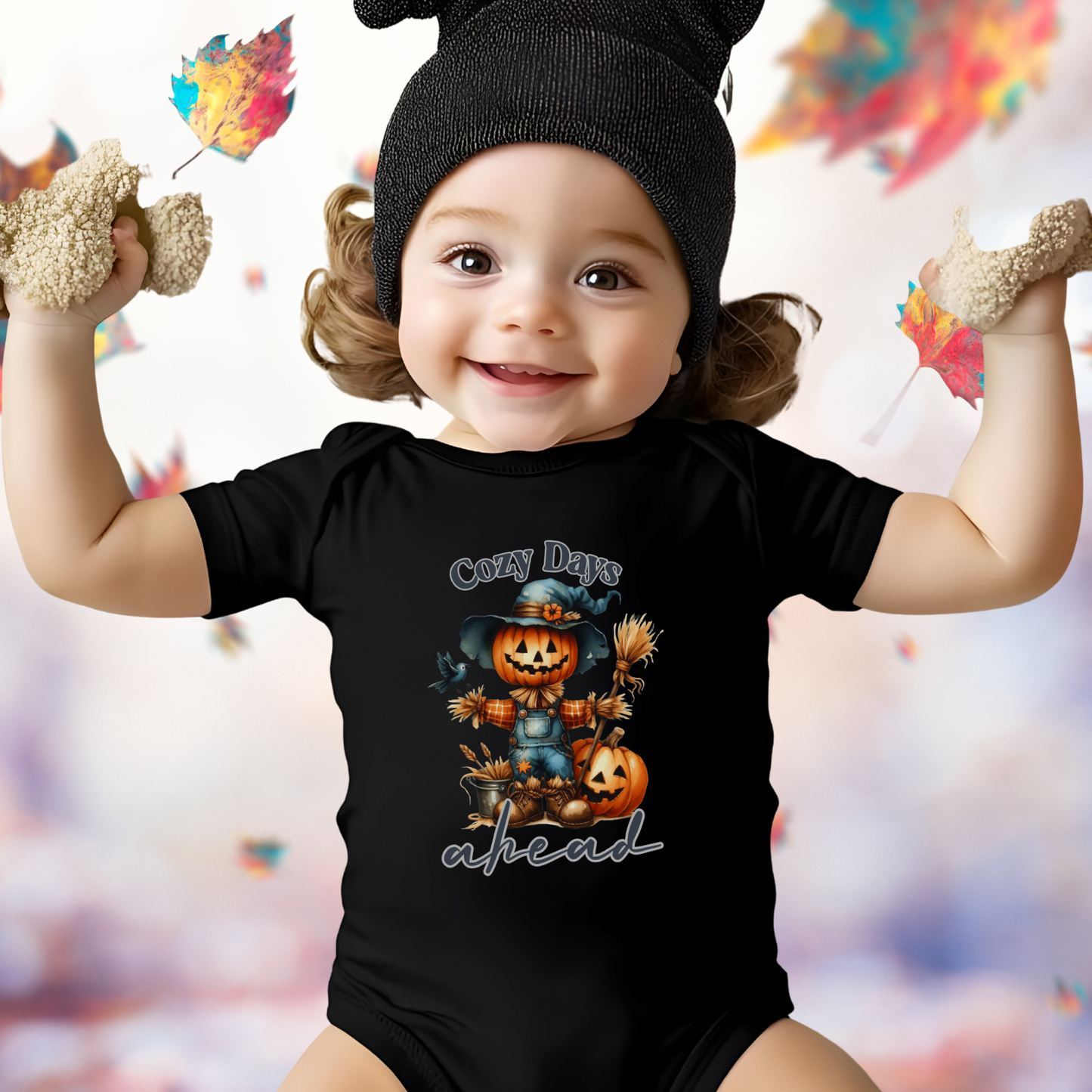 Cozy Days Ahead Infant Short Sleeve Onesie
