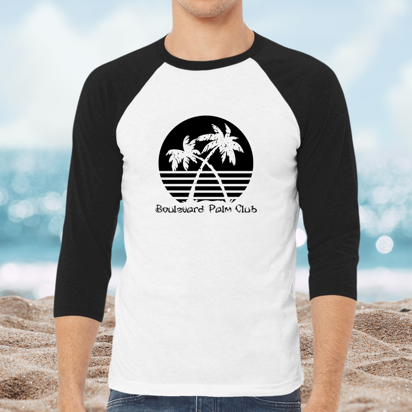 Boulevard Palm Club Baseball Tee