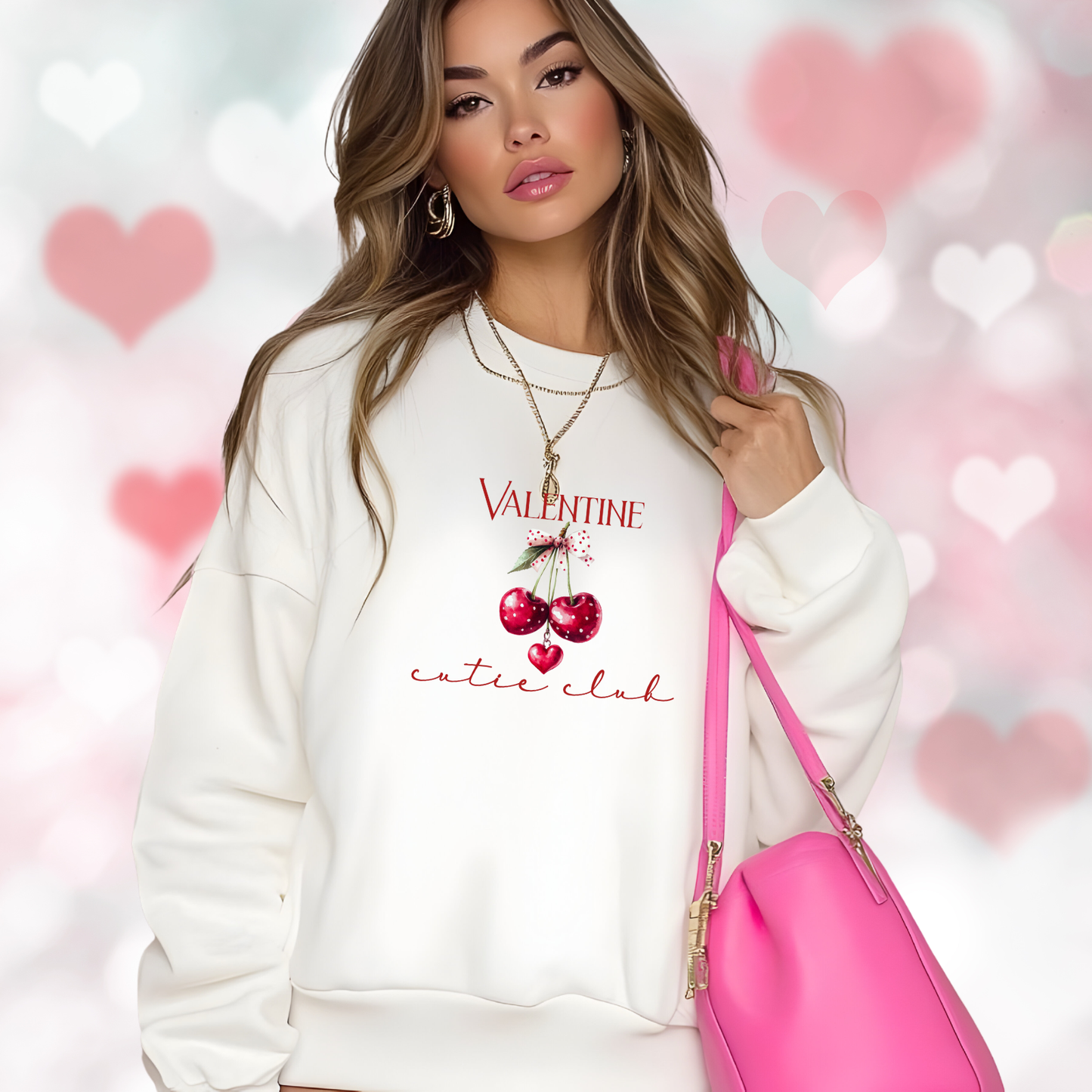 Valentine Cutie Club Crewneck Sweatshirt