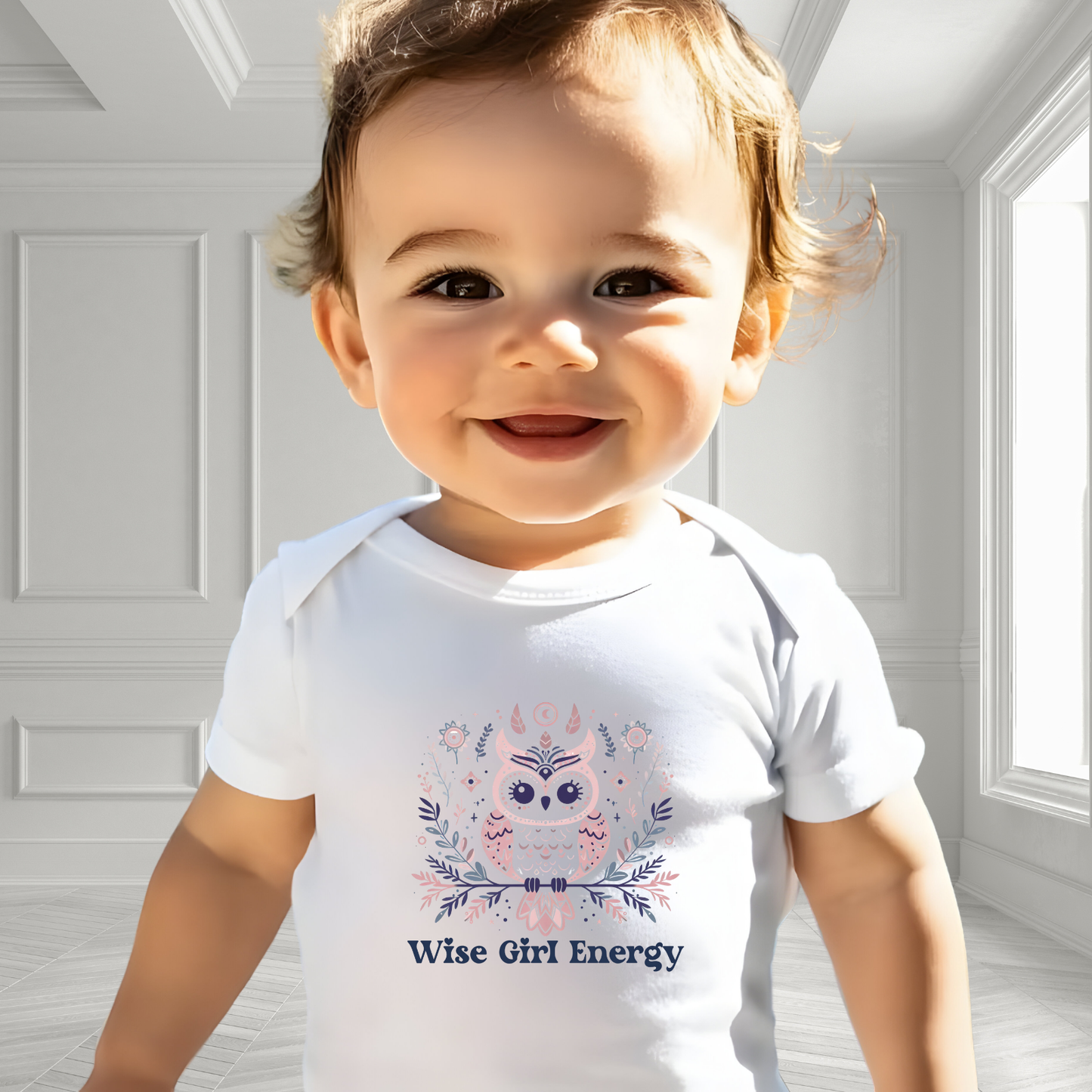 Wise Girl Energy Infant Short Sleeve Onesie
