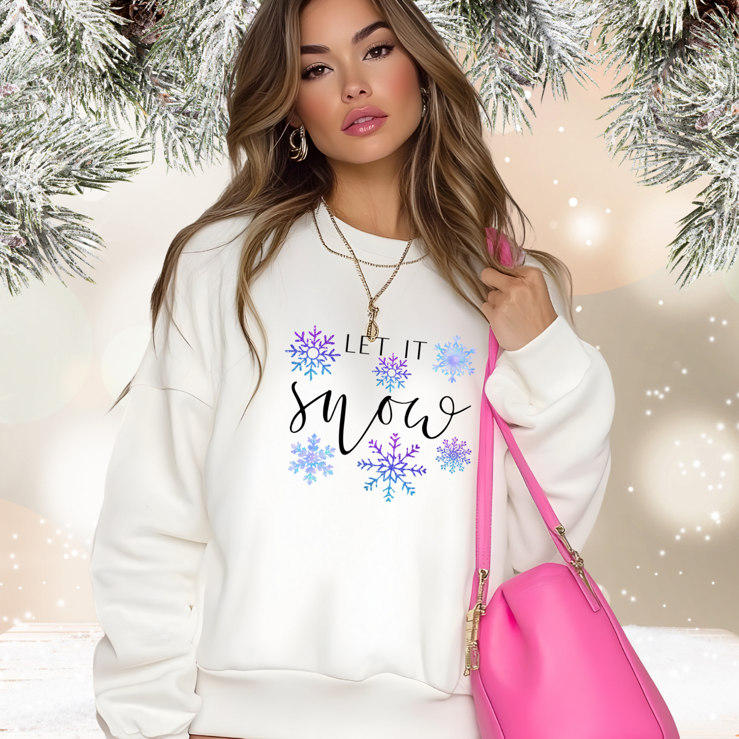 Let It Snow Crewneck Sweatshirt