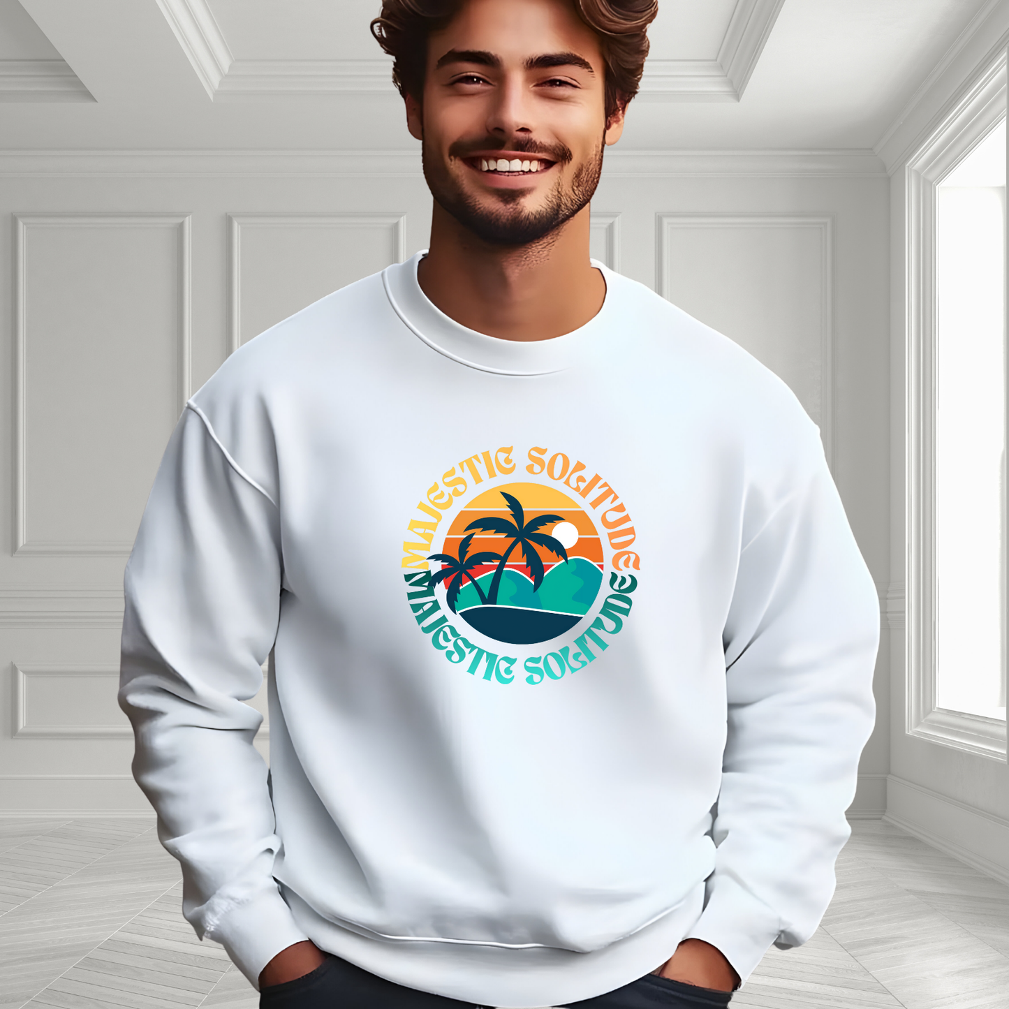 Majestic Solitude Crewneck Sweatshirt