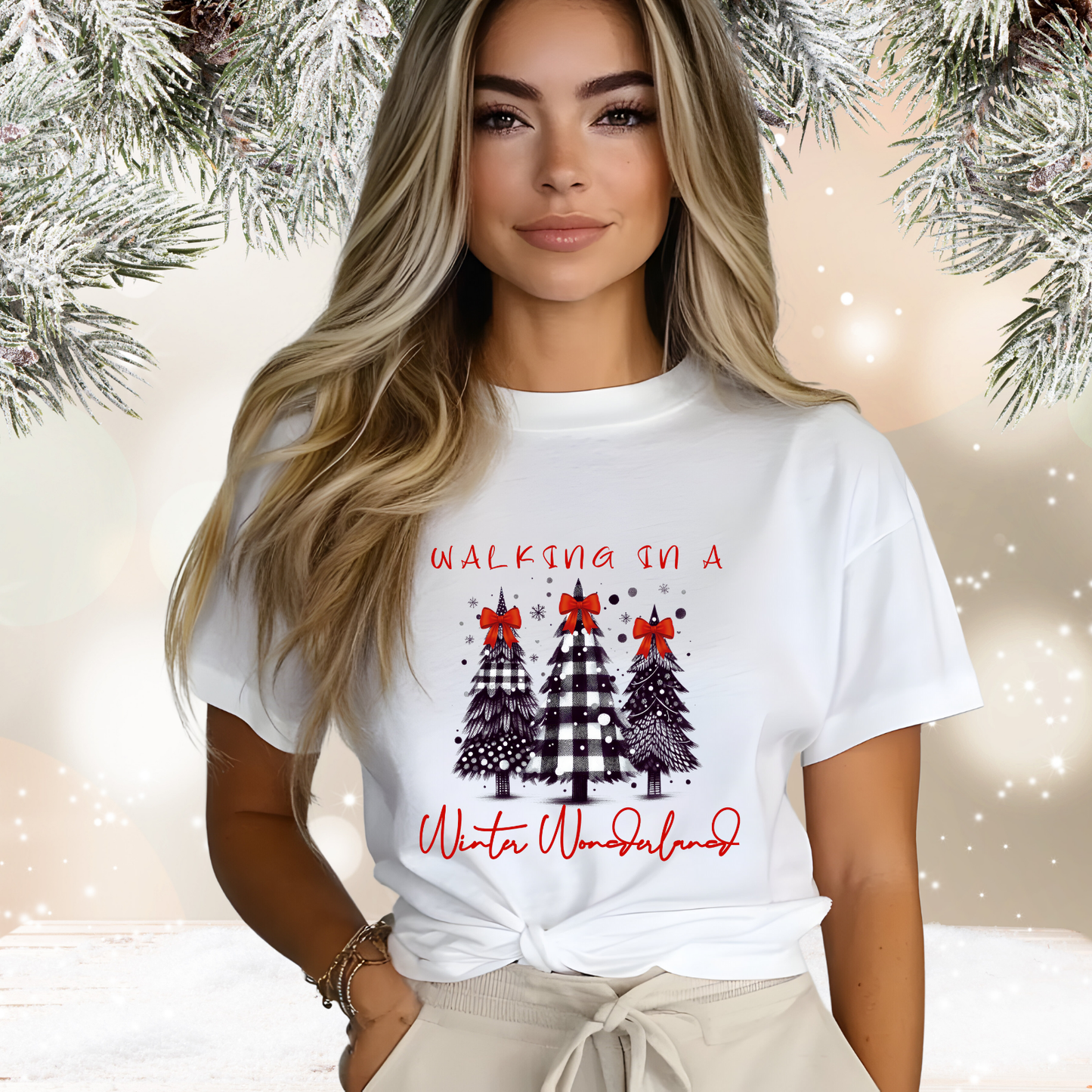 Walking In A Winter Wonderland T‑Shirt
