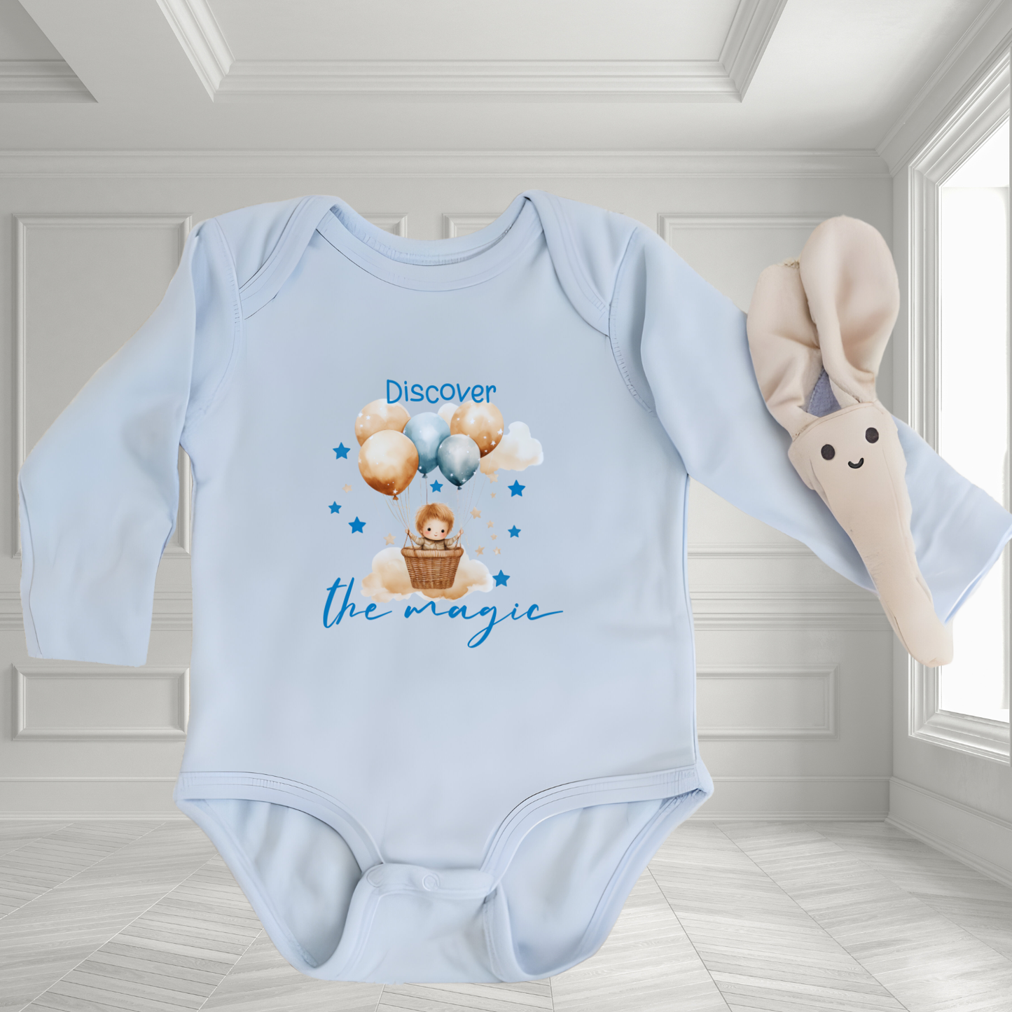Discover The Magic Infant Long Sleeve Onesie