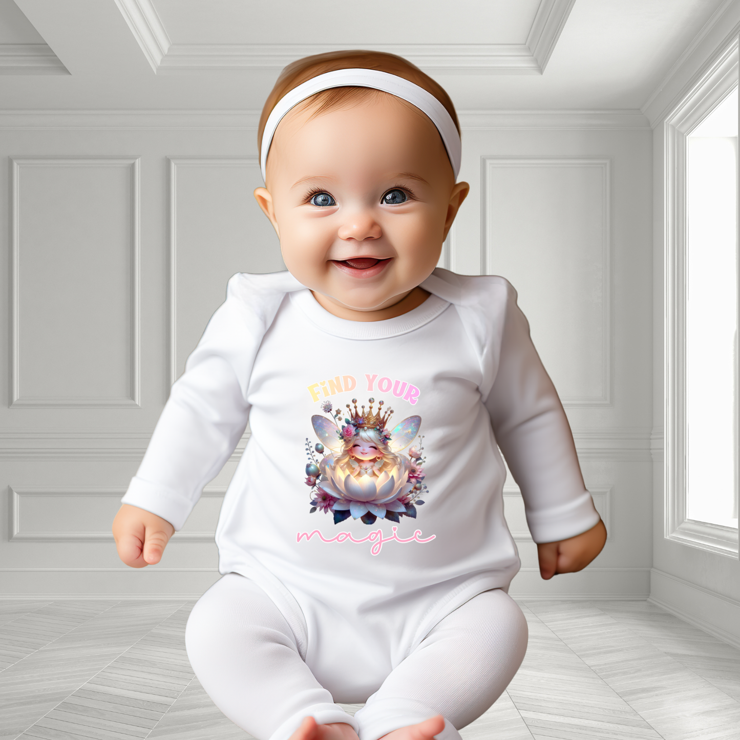 Find Your Magic Infant Long Sleeve Onesie