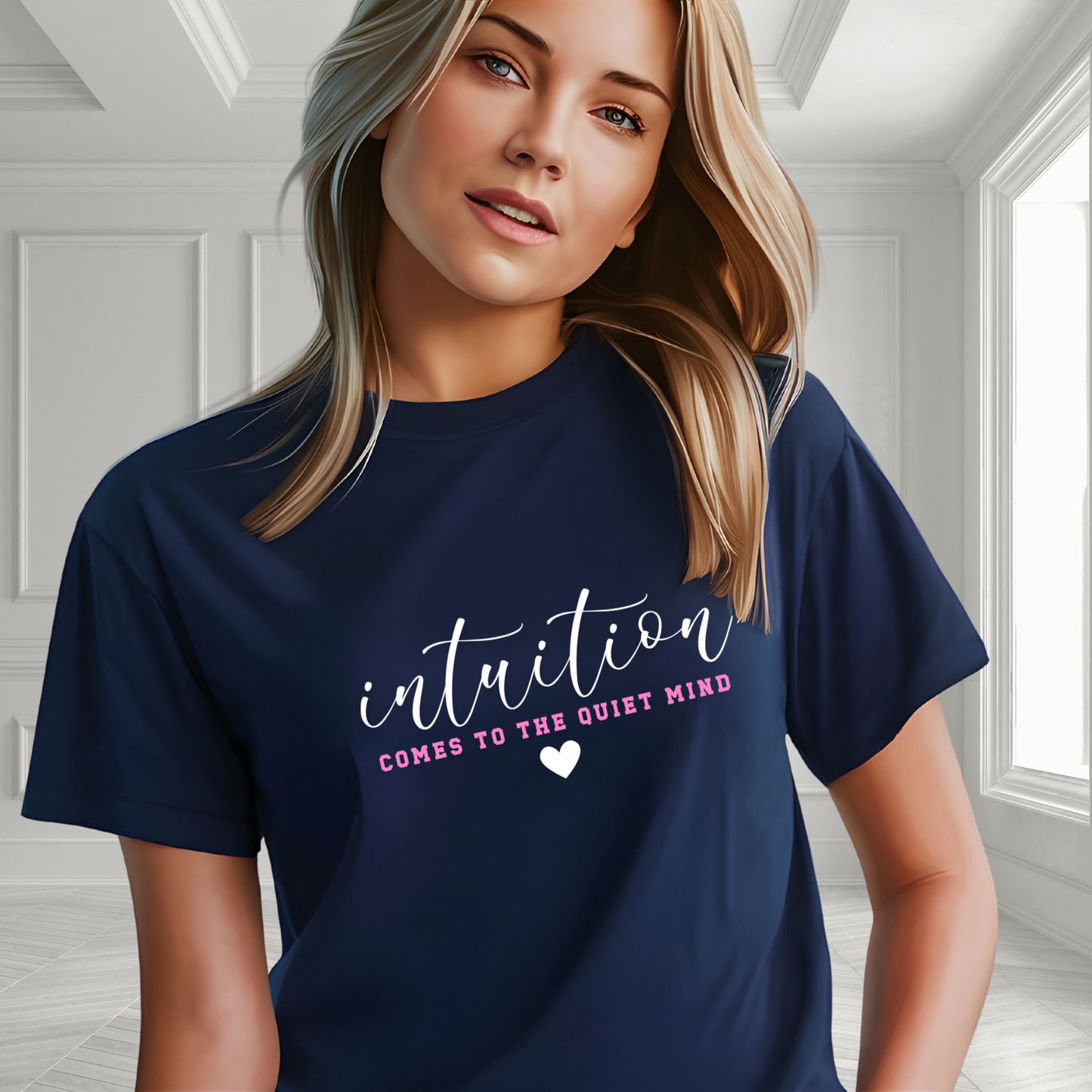 Intuition Comes to the Quiet Mind T-Shirt