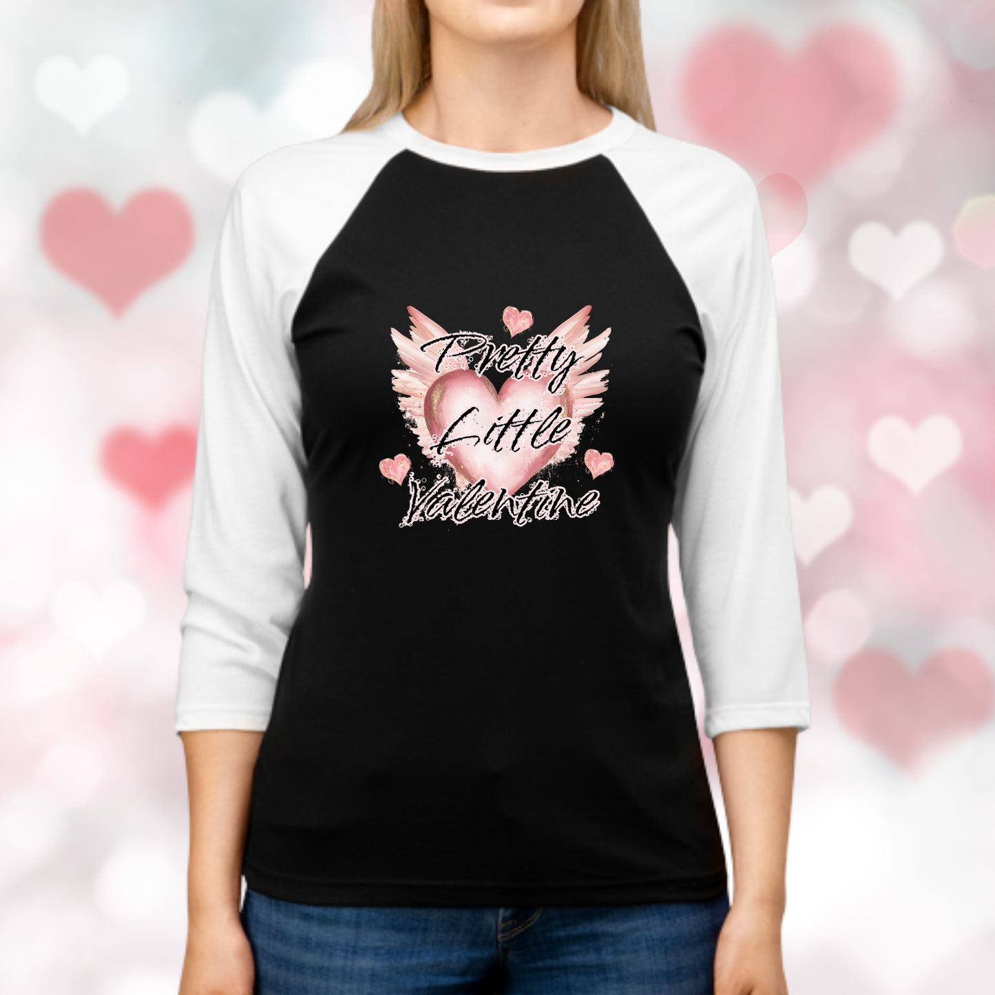 Pretty Little Valentine Baseball Tee