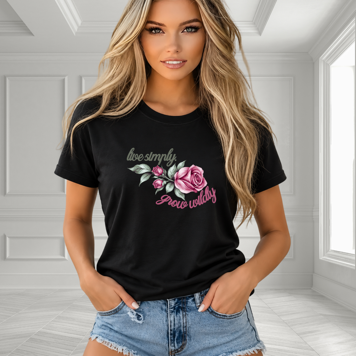 Live Simply, Grow Wildly T-Shirt