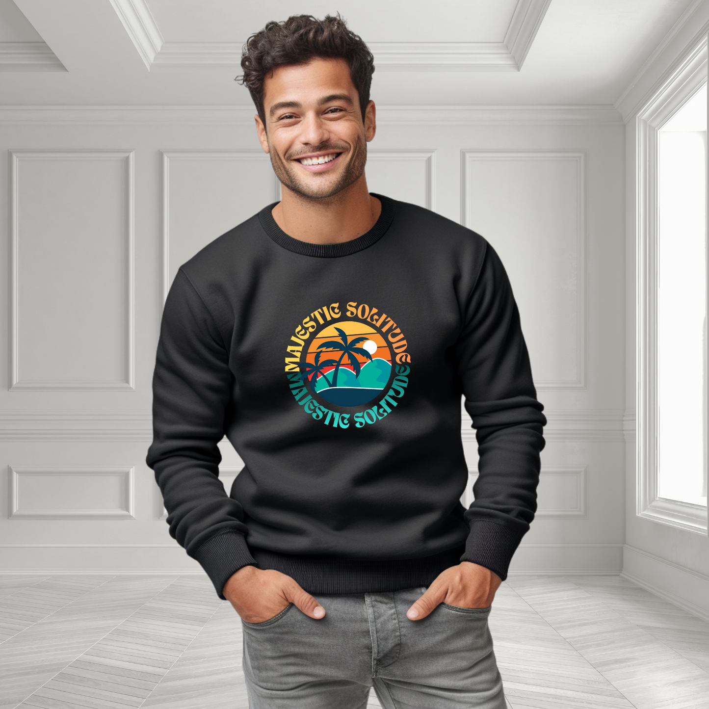 Majestic Solitude Crewneck Sweatshirt