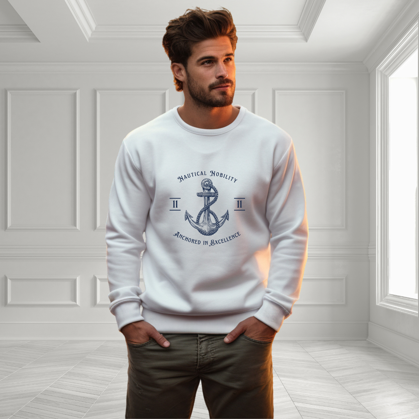 Nautical Nobility Crewneck Sweatshirt