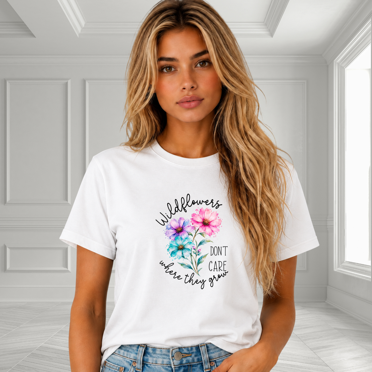 Wildflowers Don’t Care Where They Grow T-Shirt